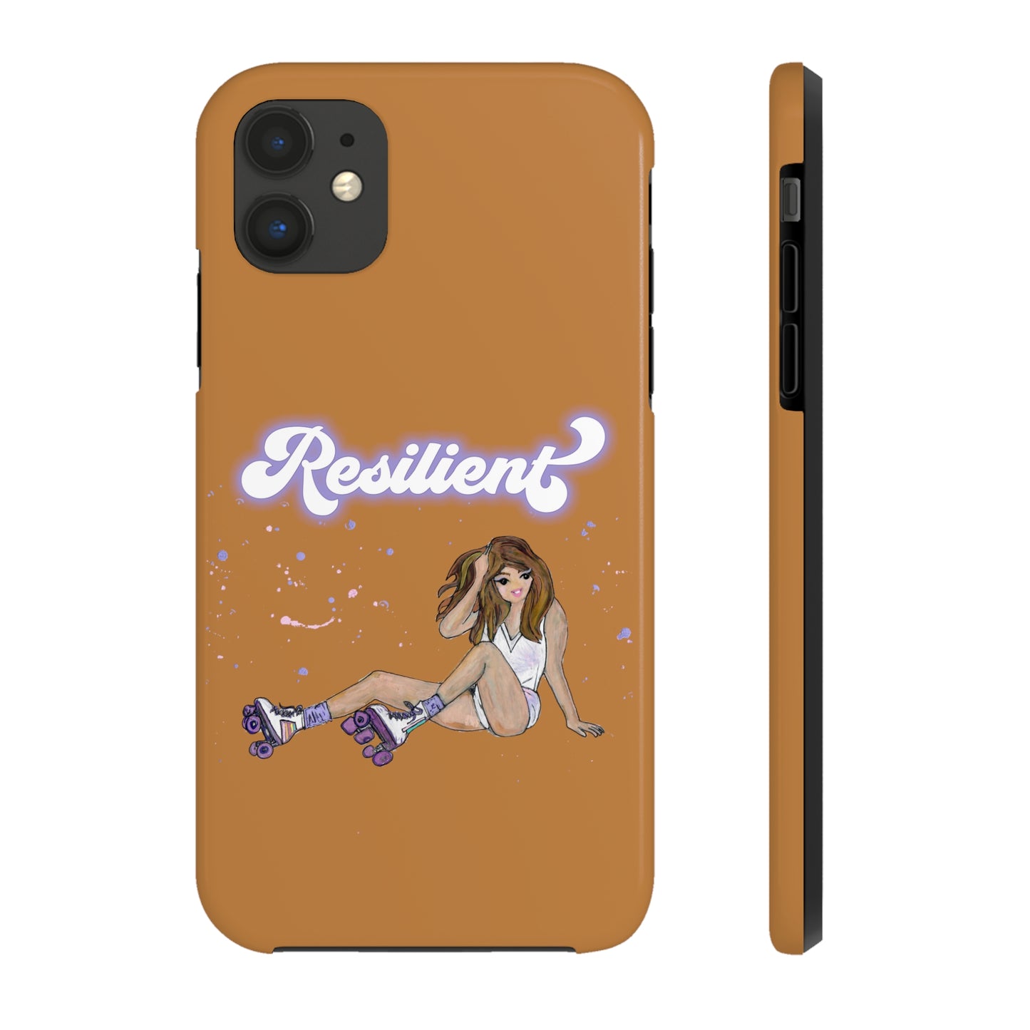 Resilient - Vintage Golden Brown Tough Phone Case