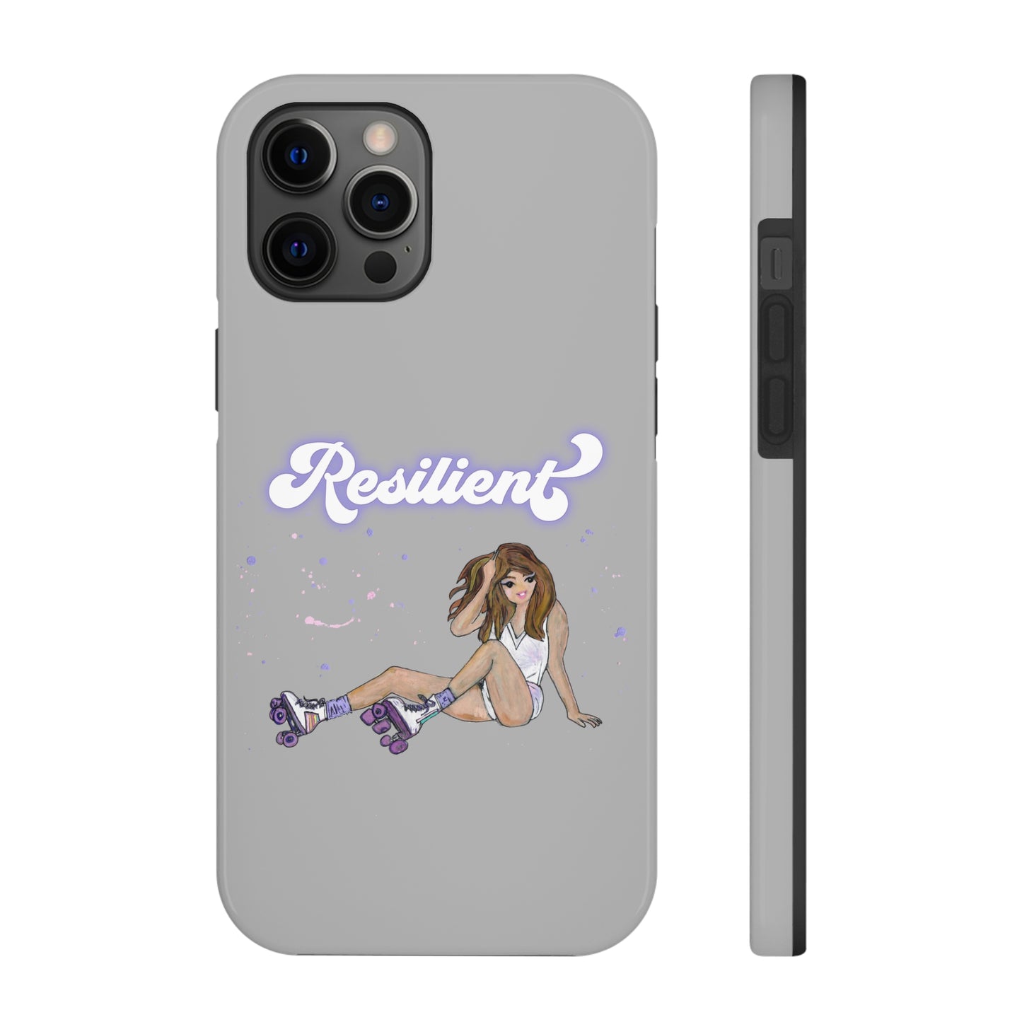 Resilient - Silvery Tough Phone Case
