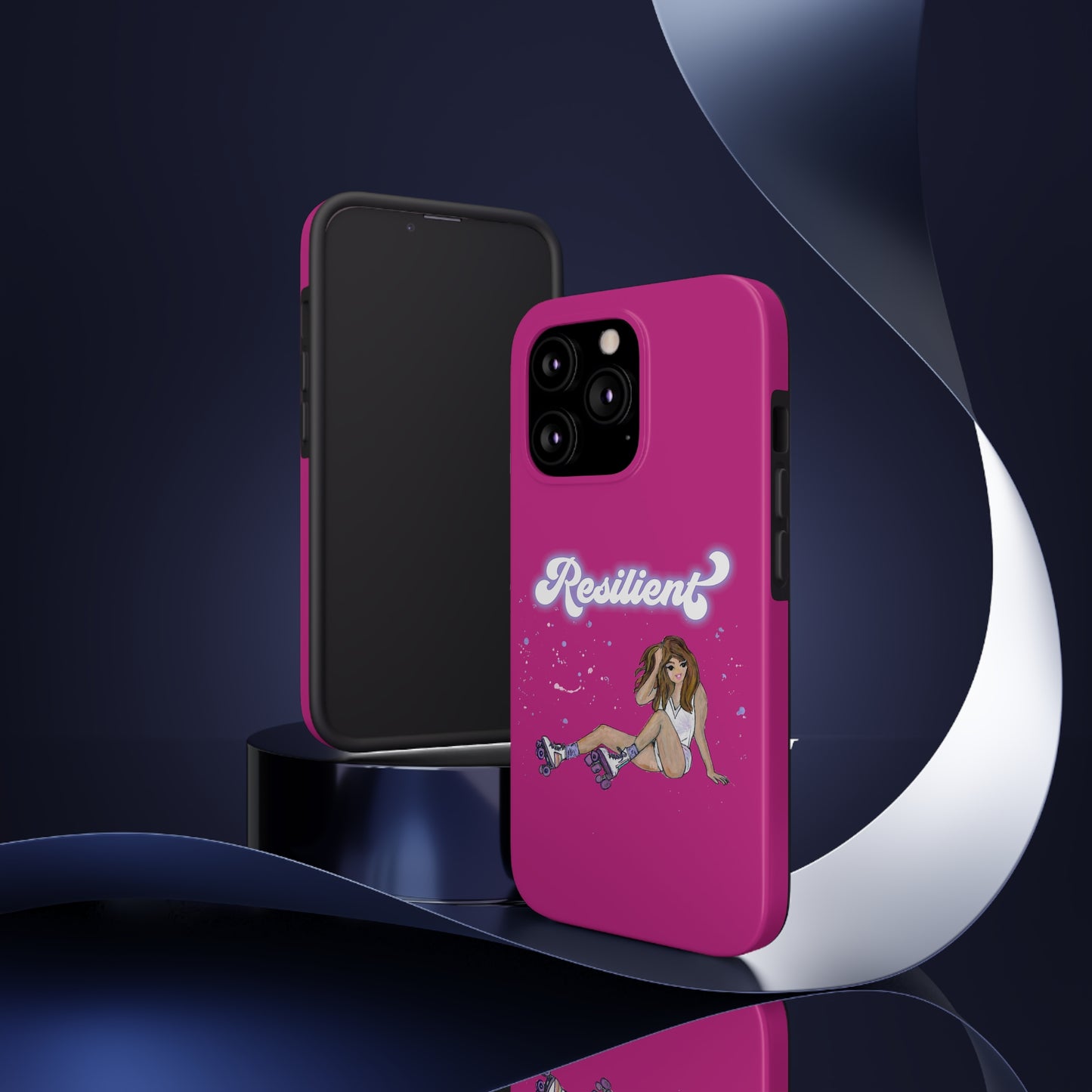 Resilient - Magenta Tough Phone Case