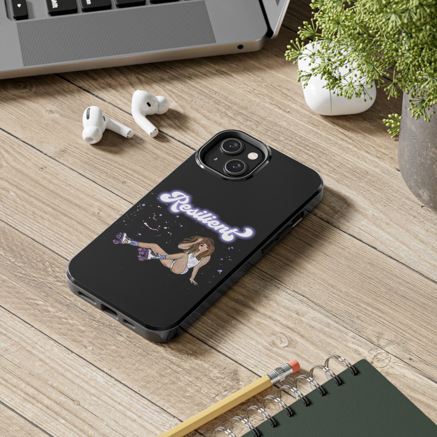 Resilient - Black Tough Phone Case