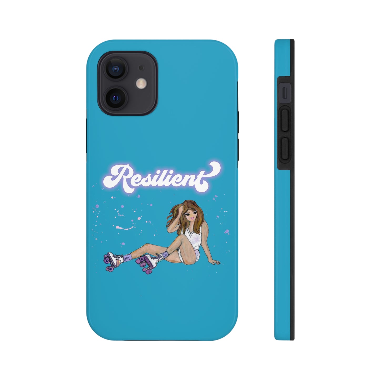 Resilient - Turquoise Tough Phone Case