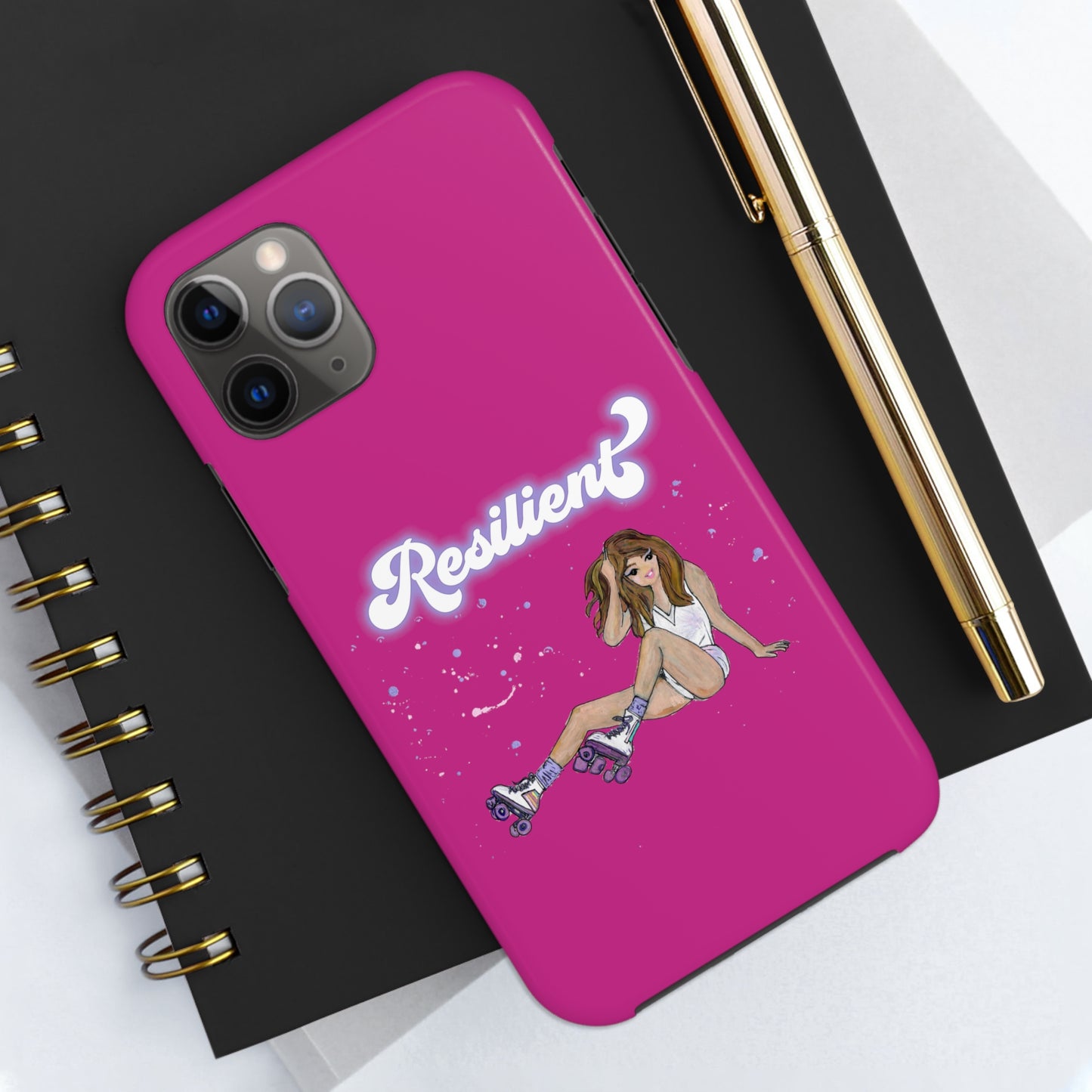 Resilient - Magenta Tough Phone Case