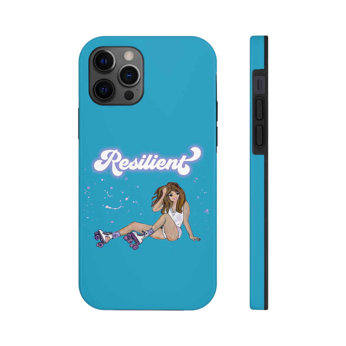 Resilient - Turquoise Tough Phone Case