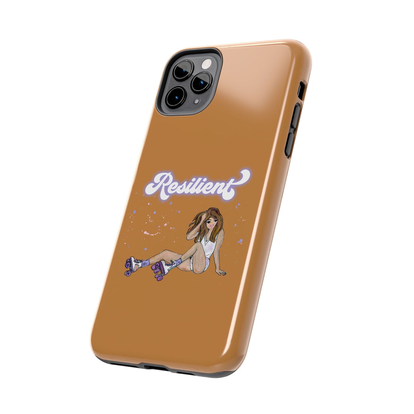 Resilient - Vintage Golden Brown Tough Phone Case