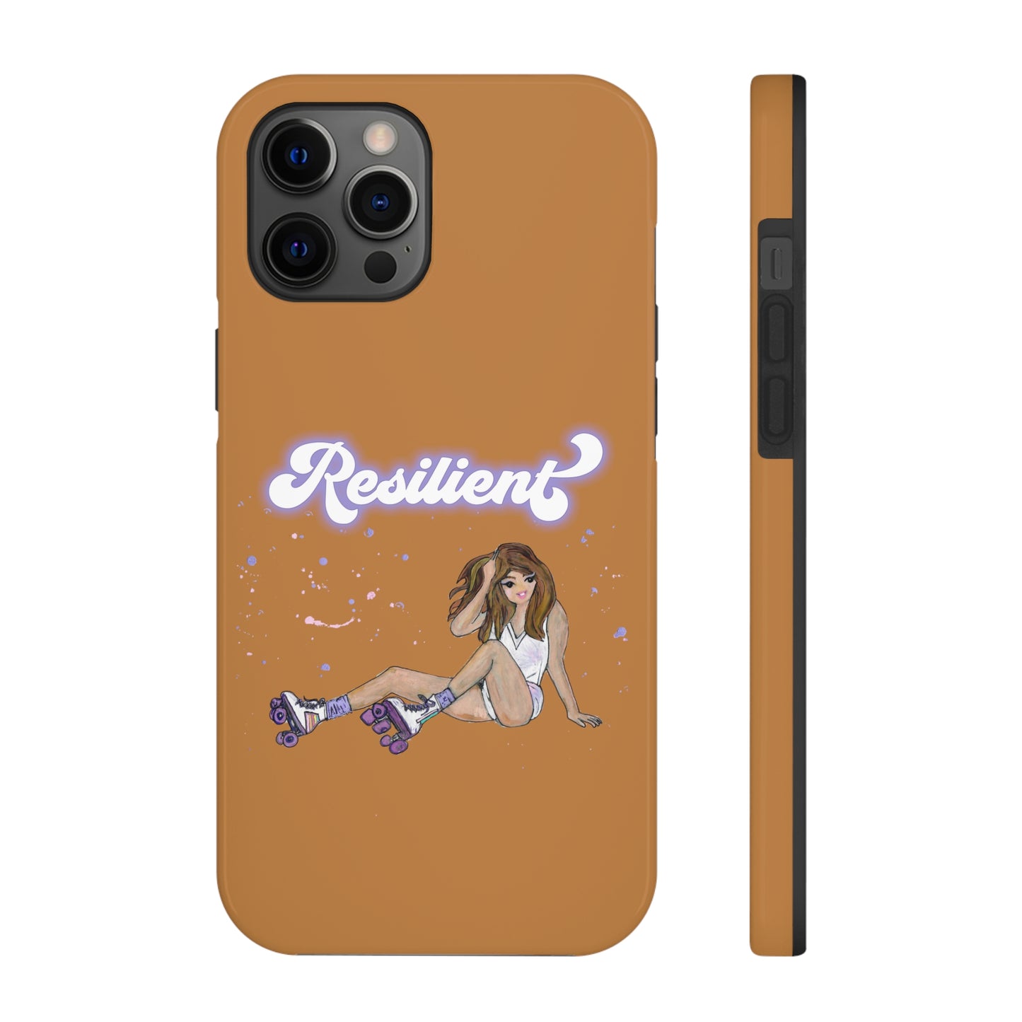 Resilient - Vintage Golden Brown Tough Phone Case