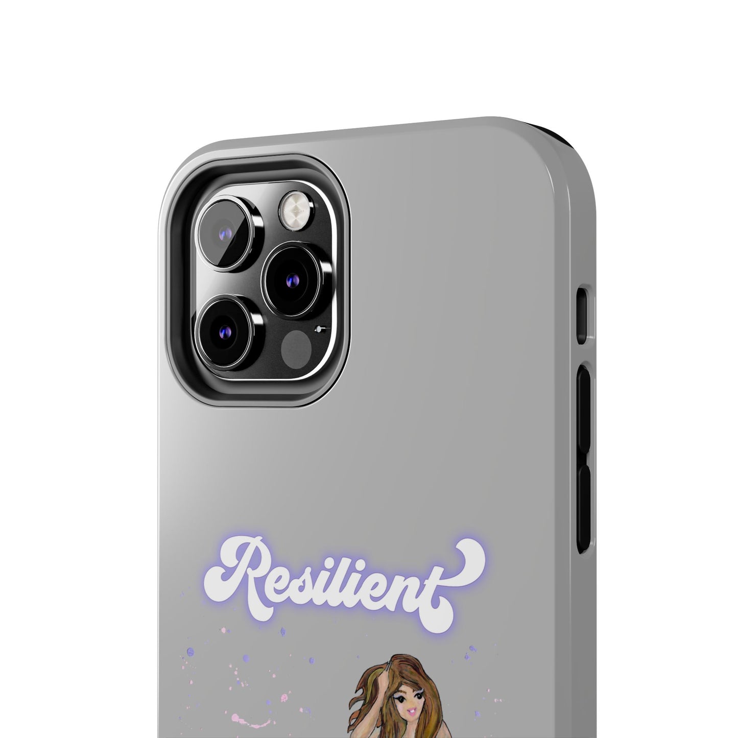 Resilient - Silvery Tough Phone Case