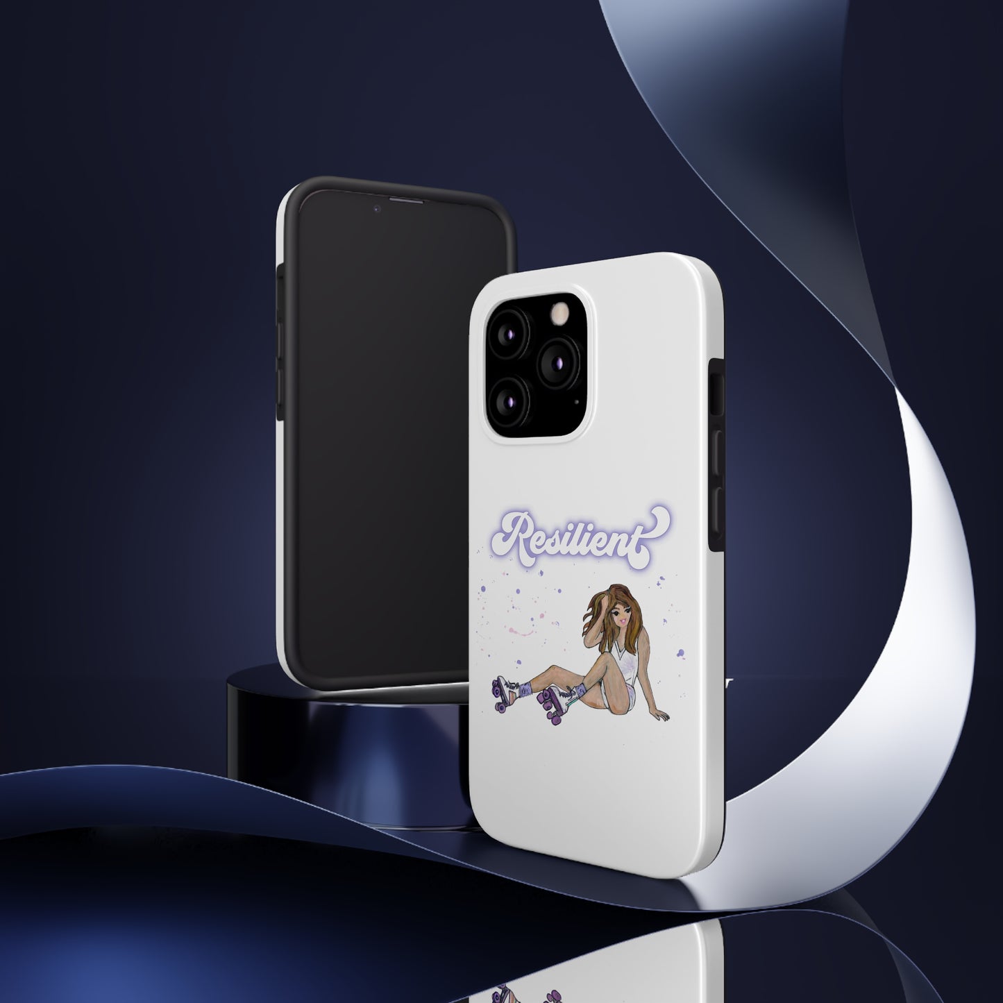 Resilient - White Tough Phone Case