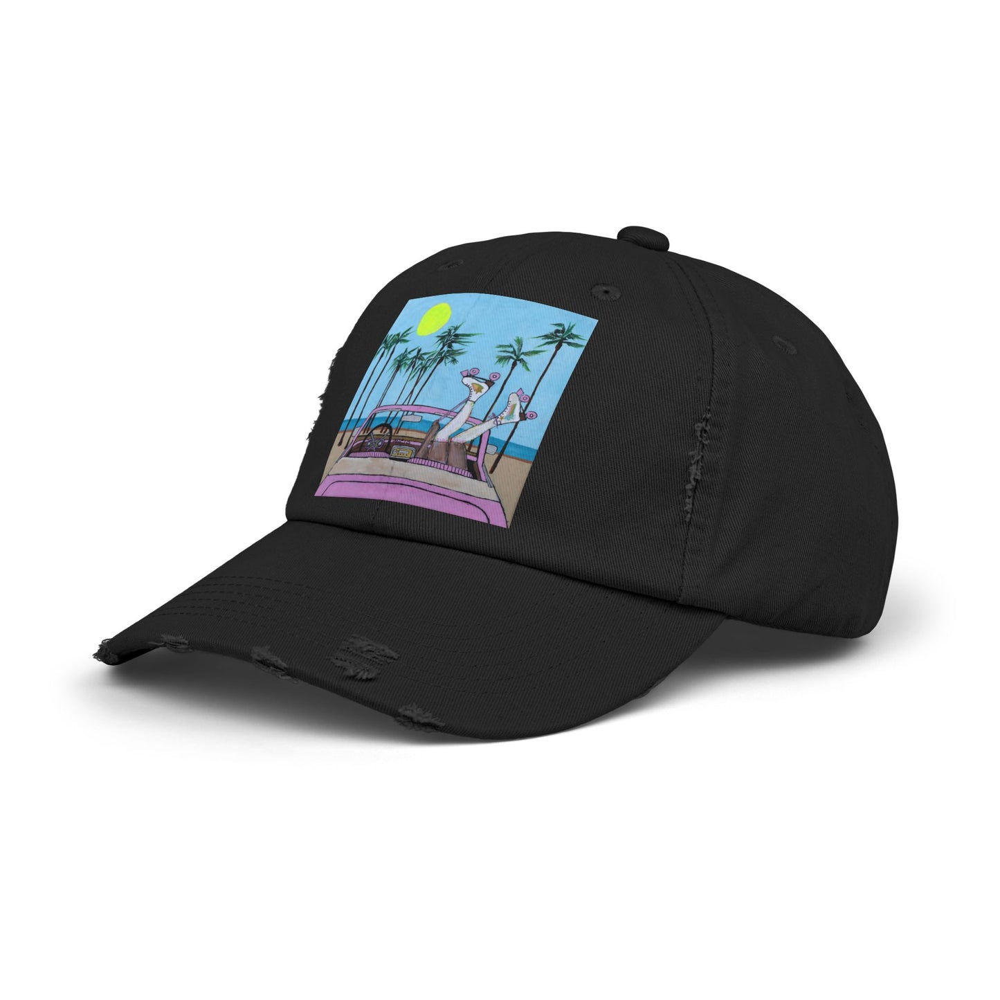 Beach Day Distressed Hat
