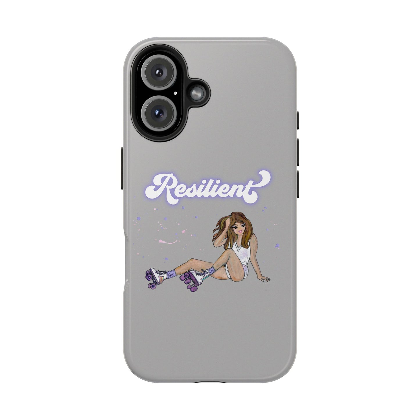 Resilient - Silvery Tough Phone Case