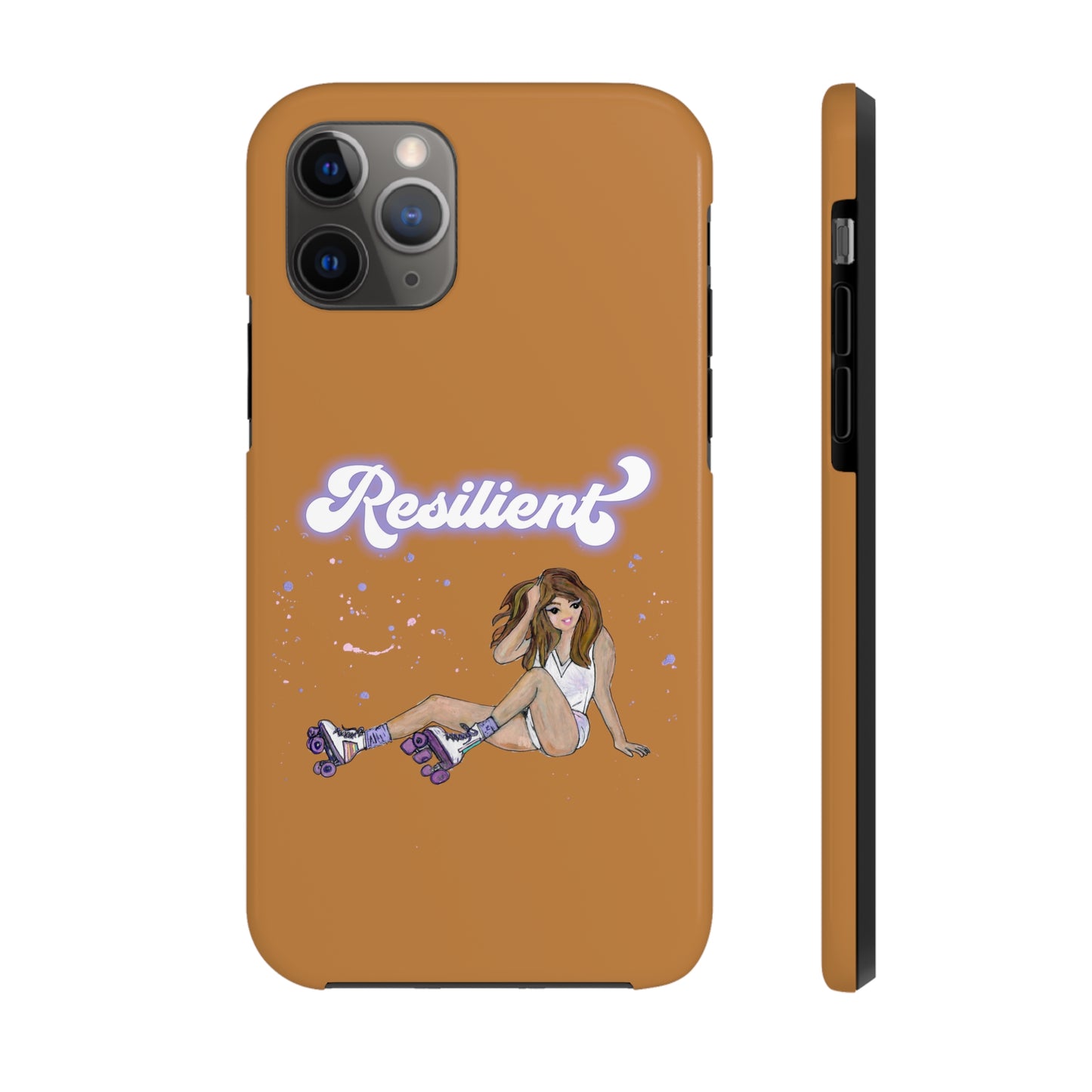Resilient - Vintage Golden Brown Tough Phone Case