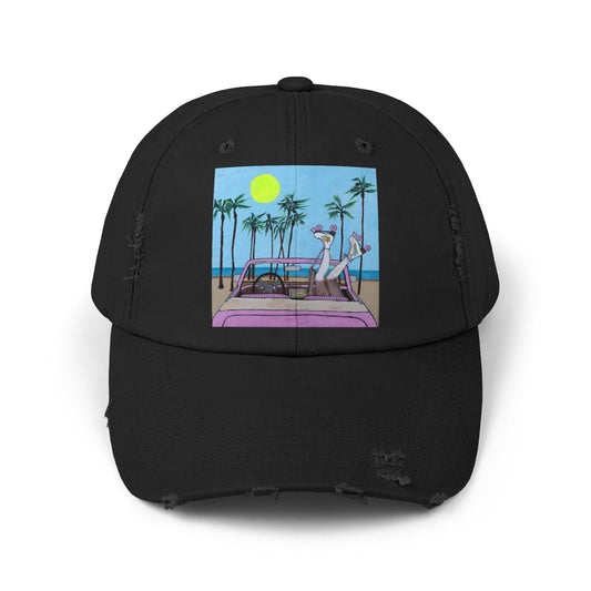 Beach Day Distressed Hat