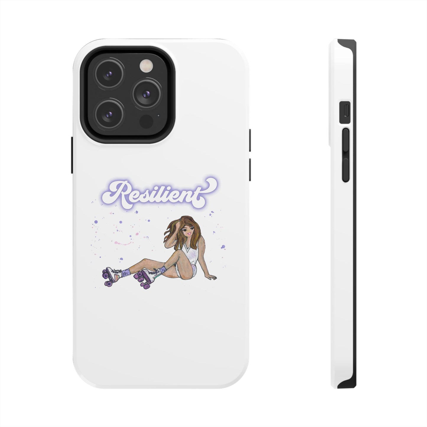 Resilient - White Tough Phone Case