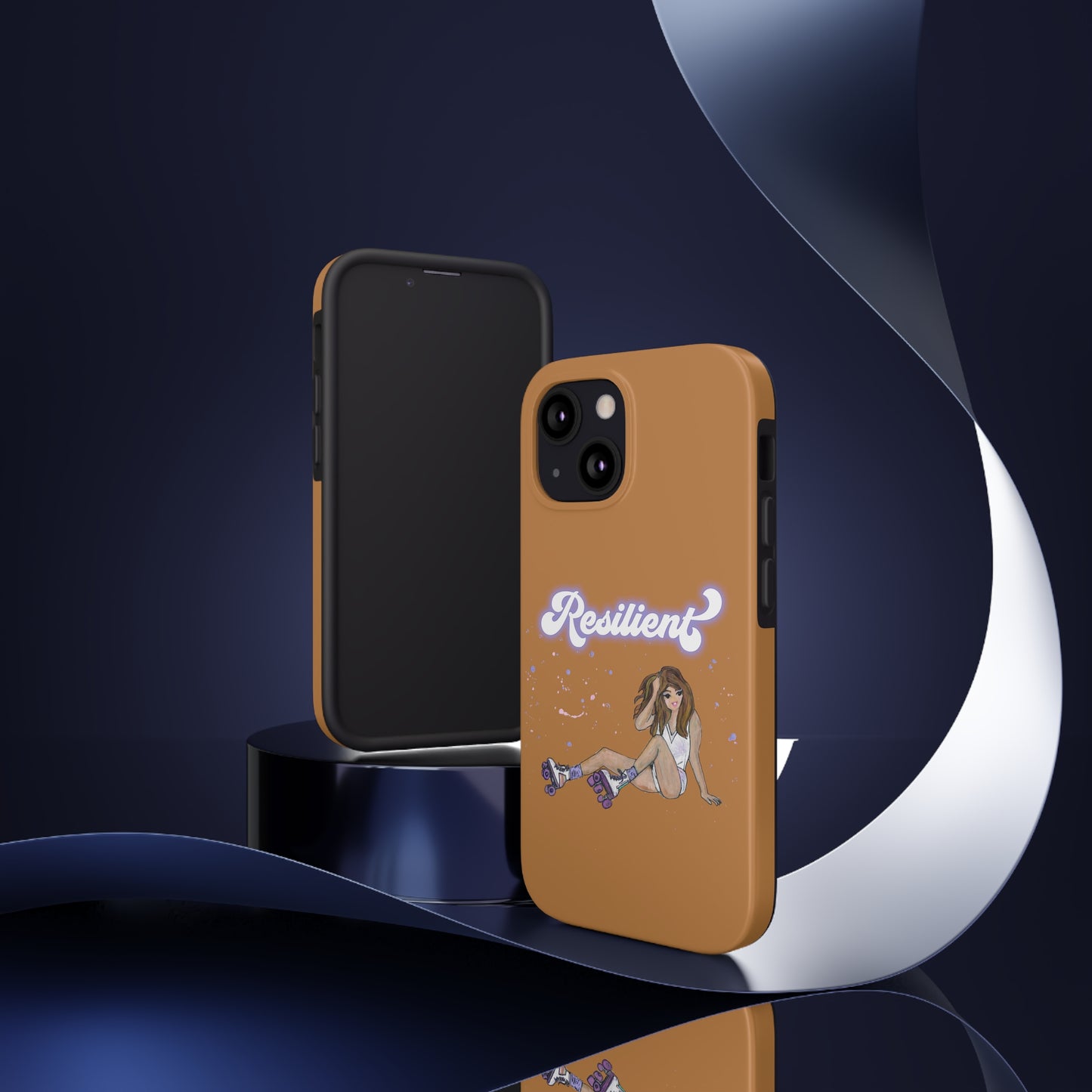 Resilient - Vintage Golden Brown Tough Phone Case