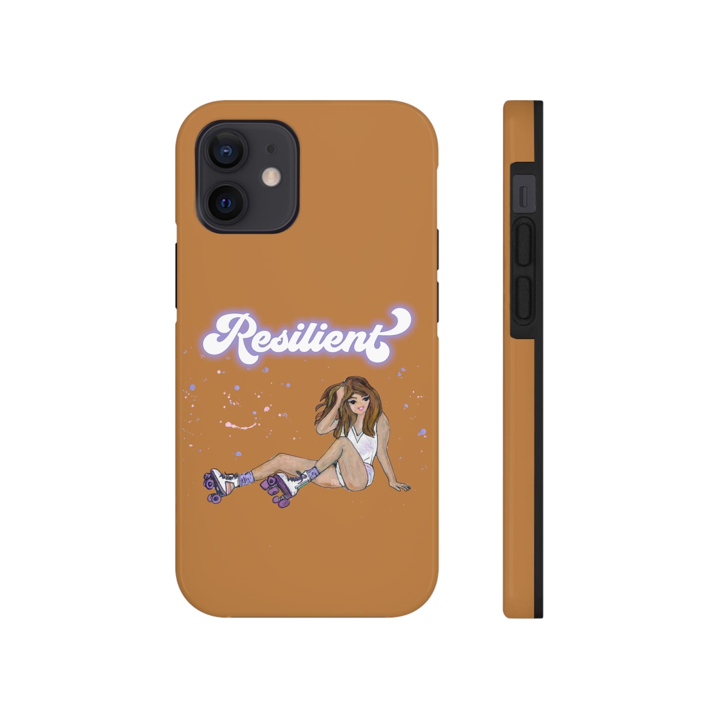 Resilient - Vintage Golden Brown Tough Phone Case