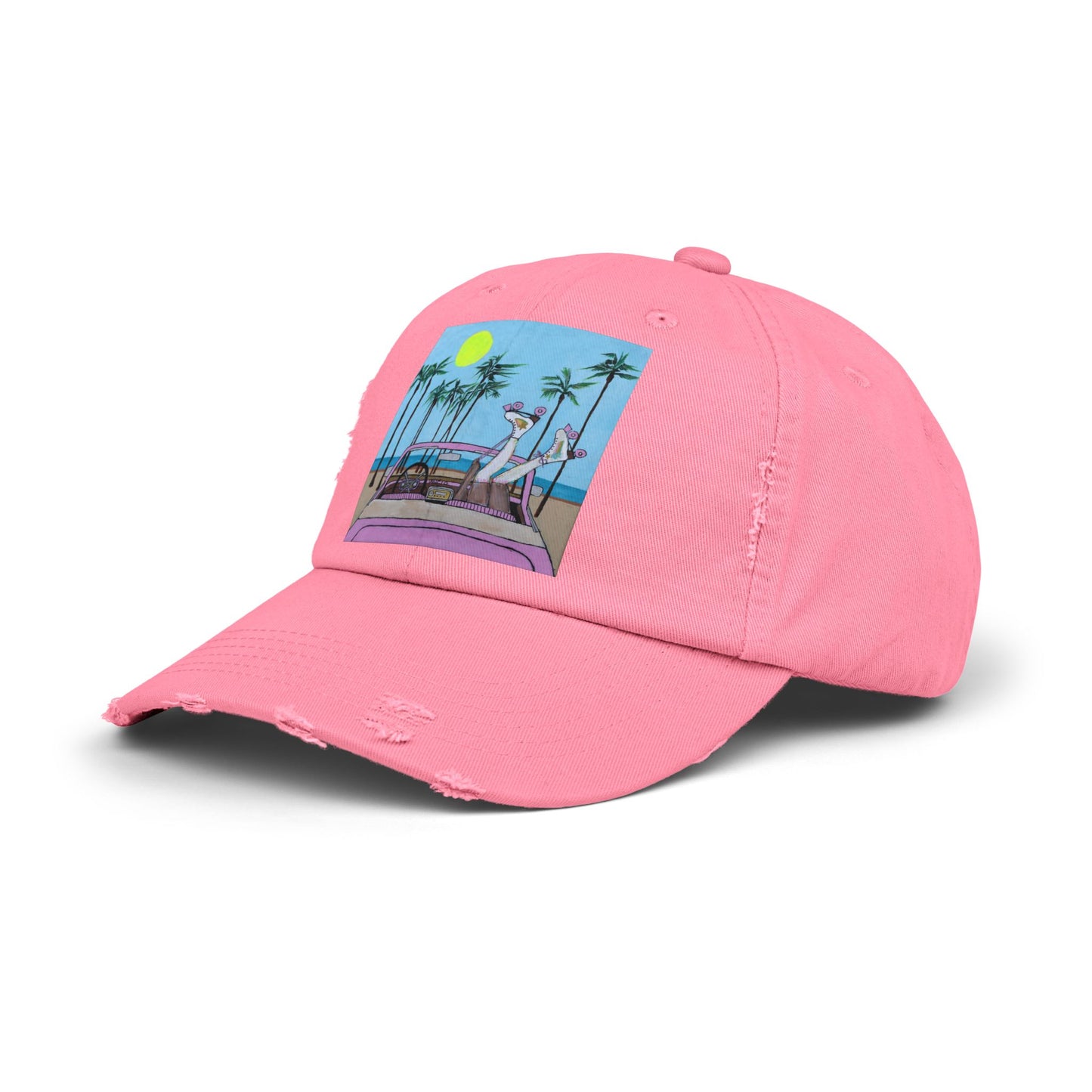 Beach Day Distressed Hat