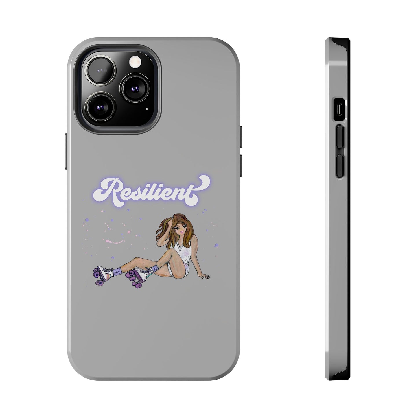 Resilient - Silvery Tough Phone Case