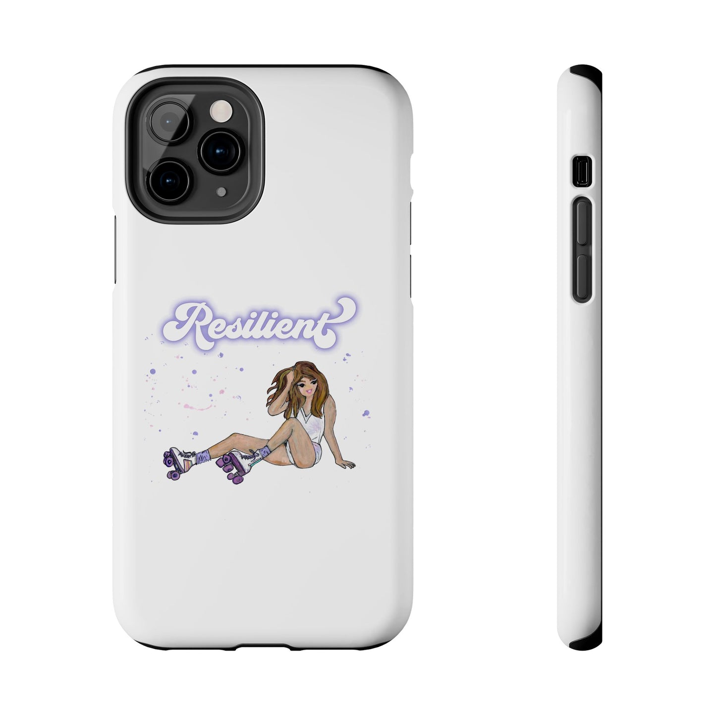 Resilient - White Tough Phone Case