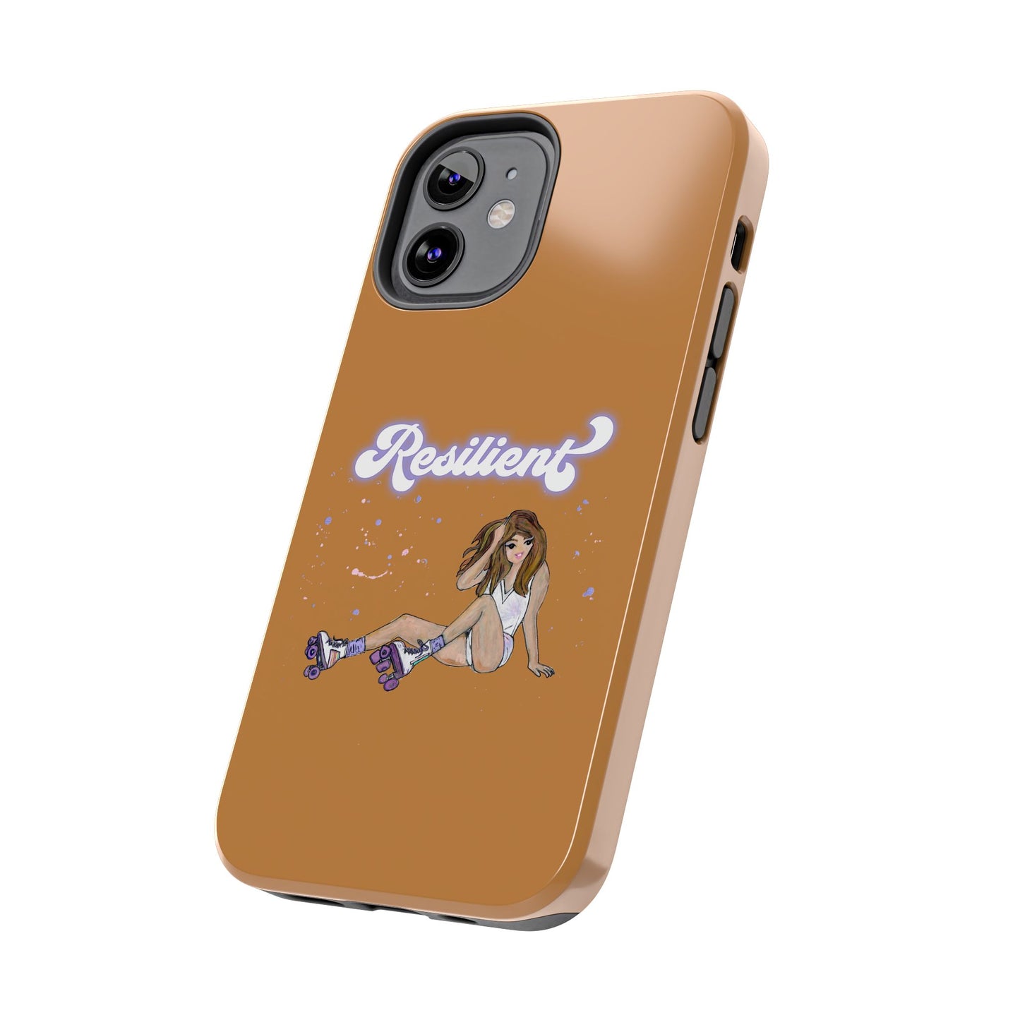 Resilient - Vintage Golden Brown Tough Phone Case