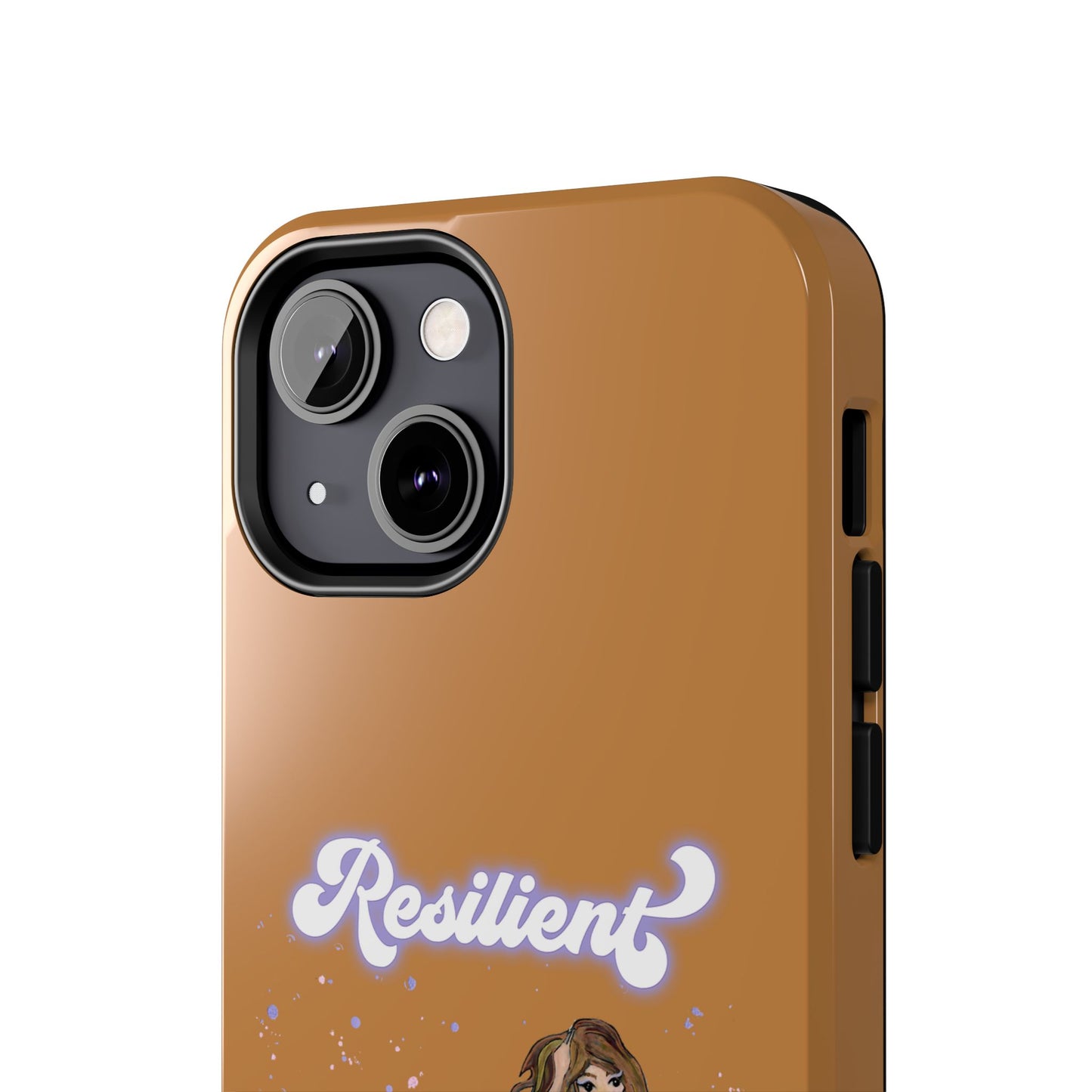 Resilient - Vintage Golden Brown Tough Phone Case