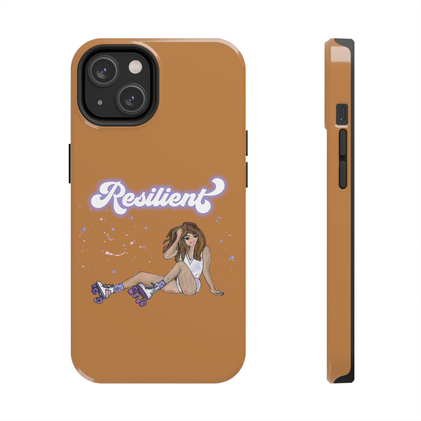 Resilient - Vintage Golden Brown Tough Phone Case