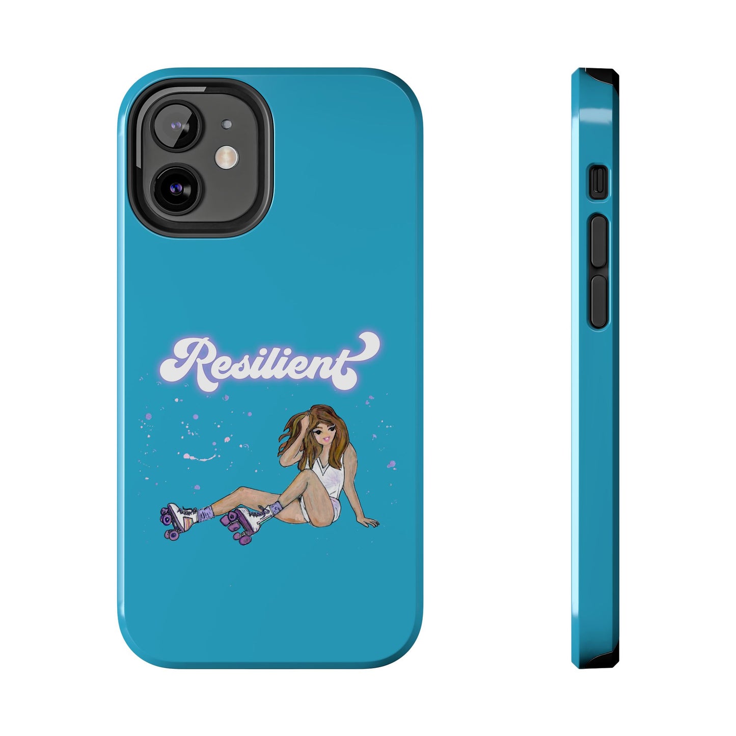 Resilient - Turquoise Tough Phone Case