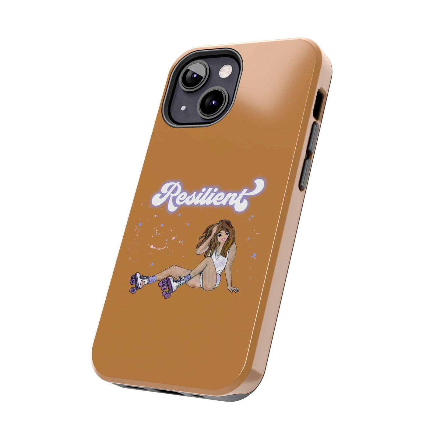 Resilient - Vintage Golden Brown Tough Phone Case