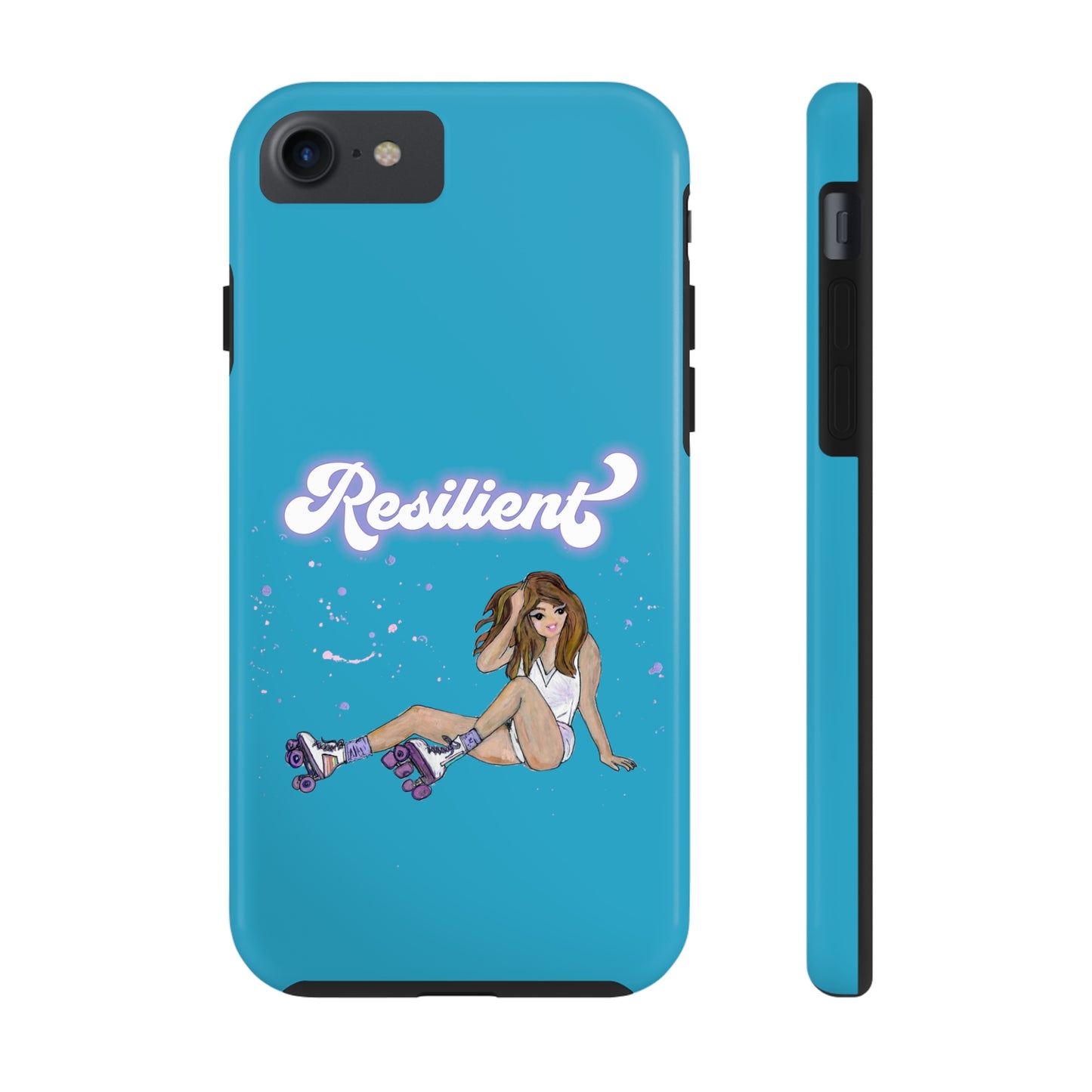 Resilient - Turquoise Tough Phone Case