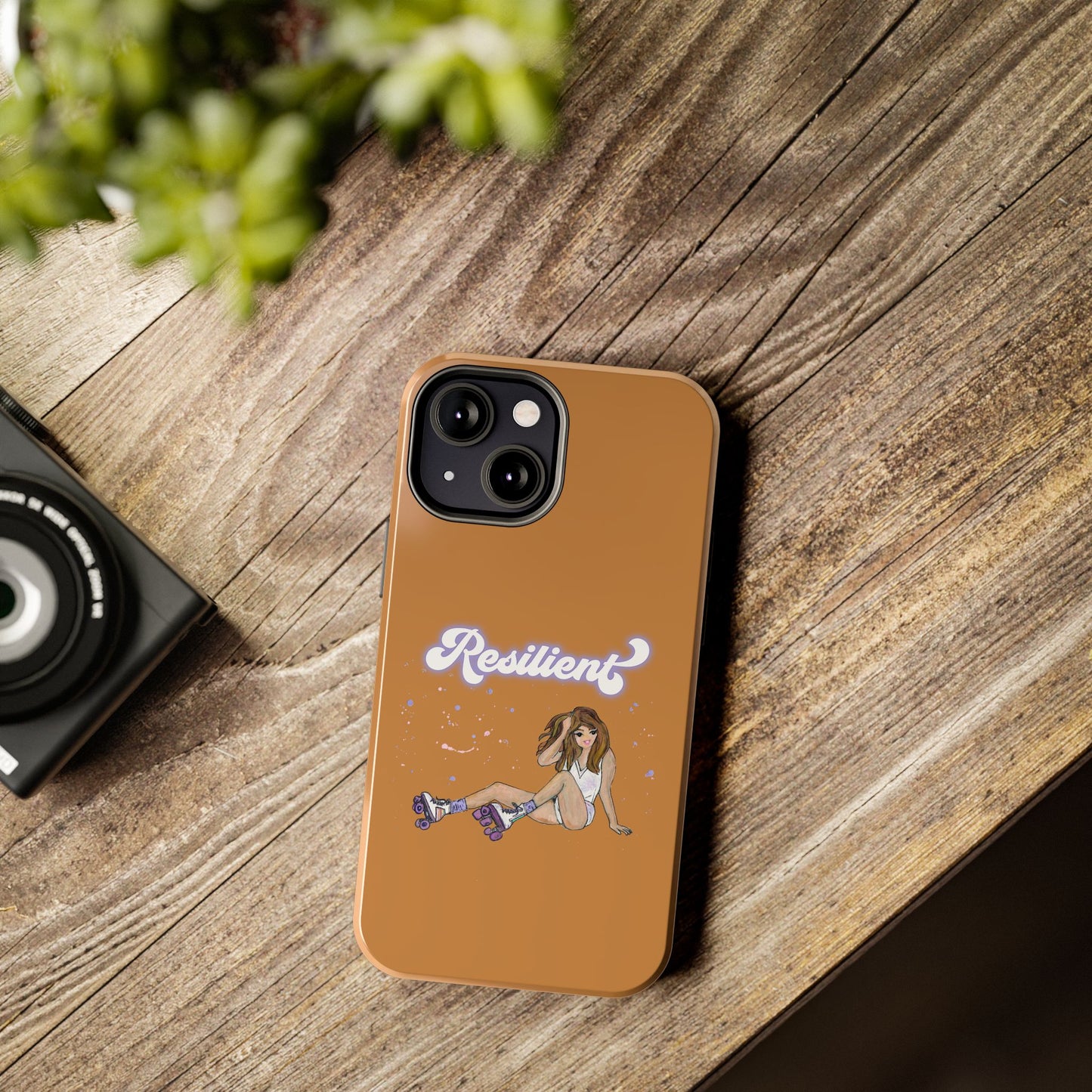 Resilient - Vintage Golden Brown Tough Phone Case