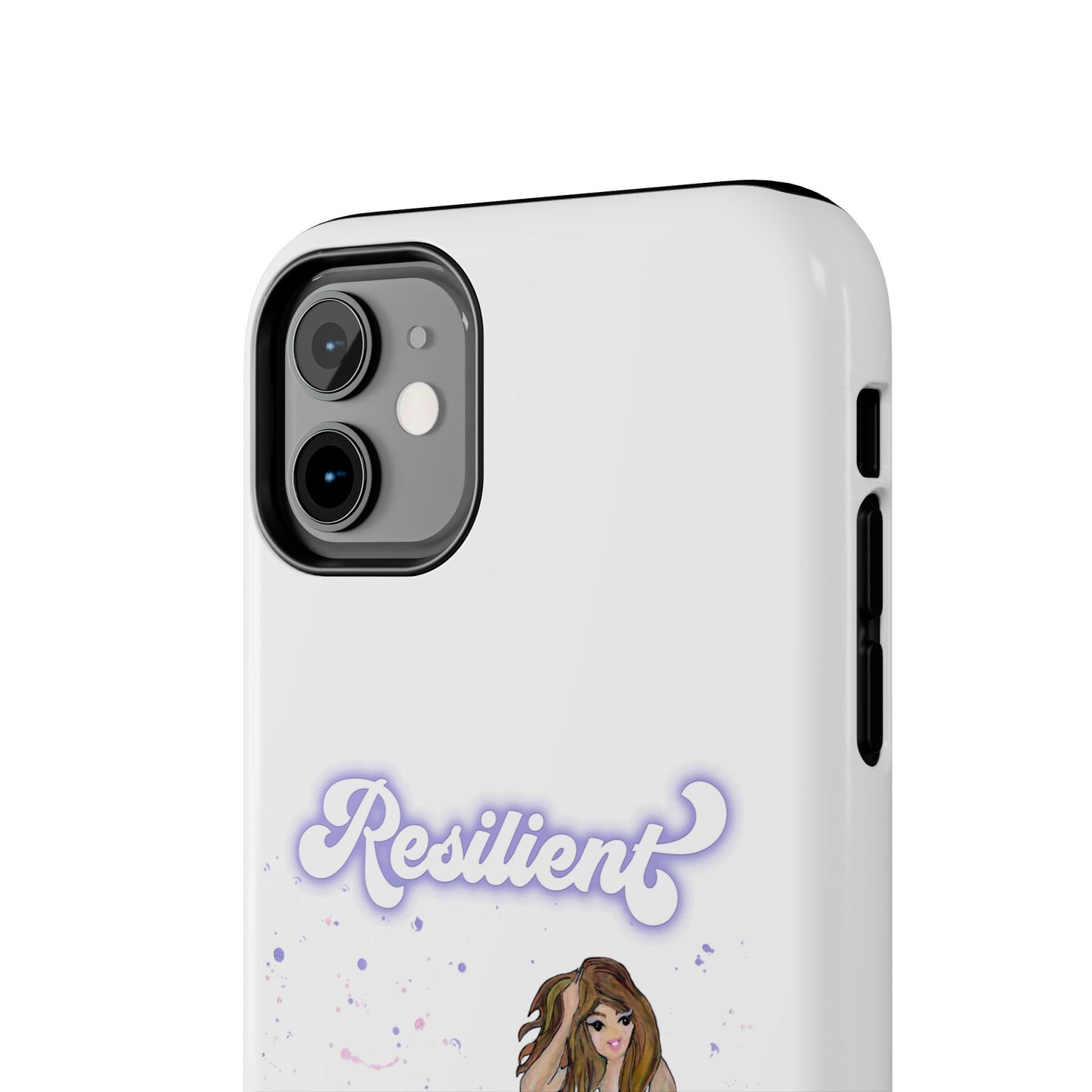 Resilient - White Tough Phone Case