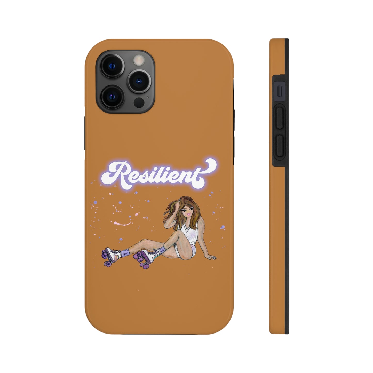 Resilient - Vintage Golden Brown Tough Phone Case
