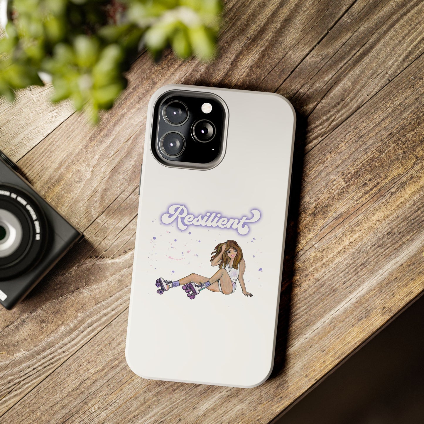 Resilient - White Tough Phone Case