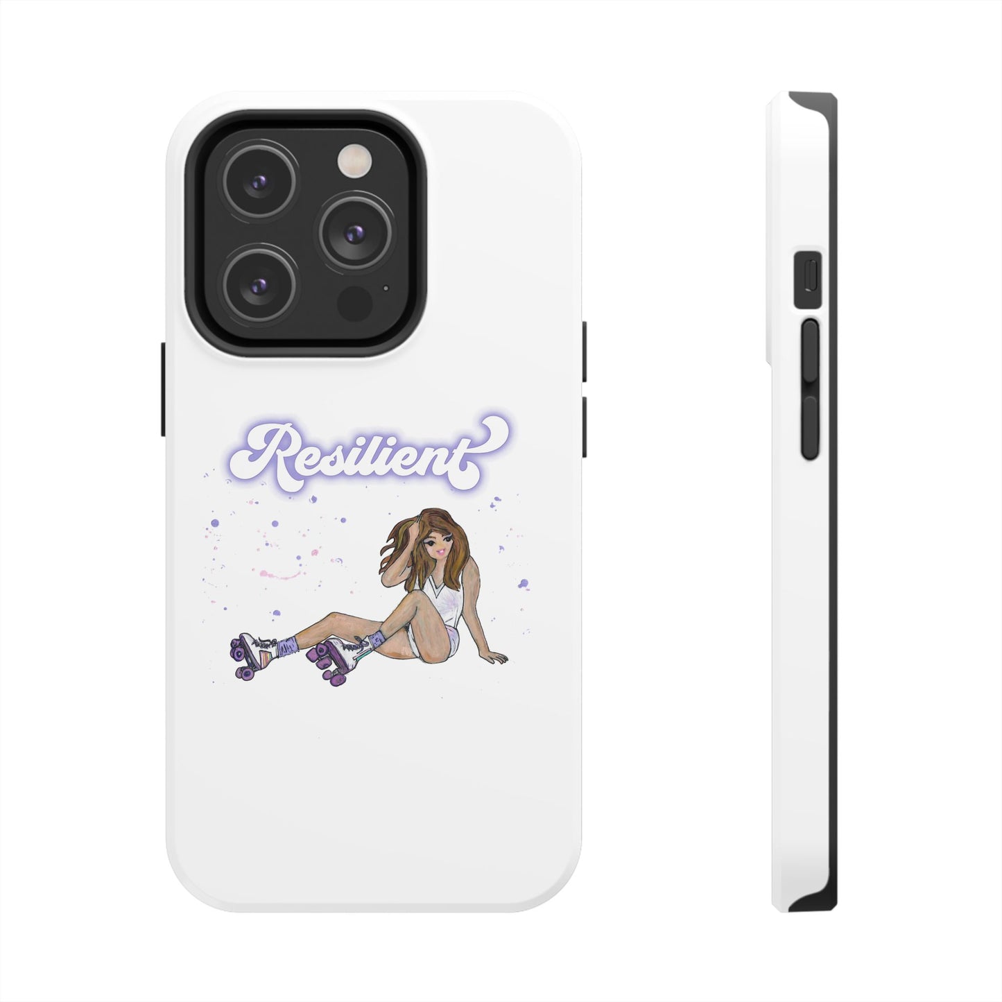 Resilient - White Tough Phone Case