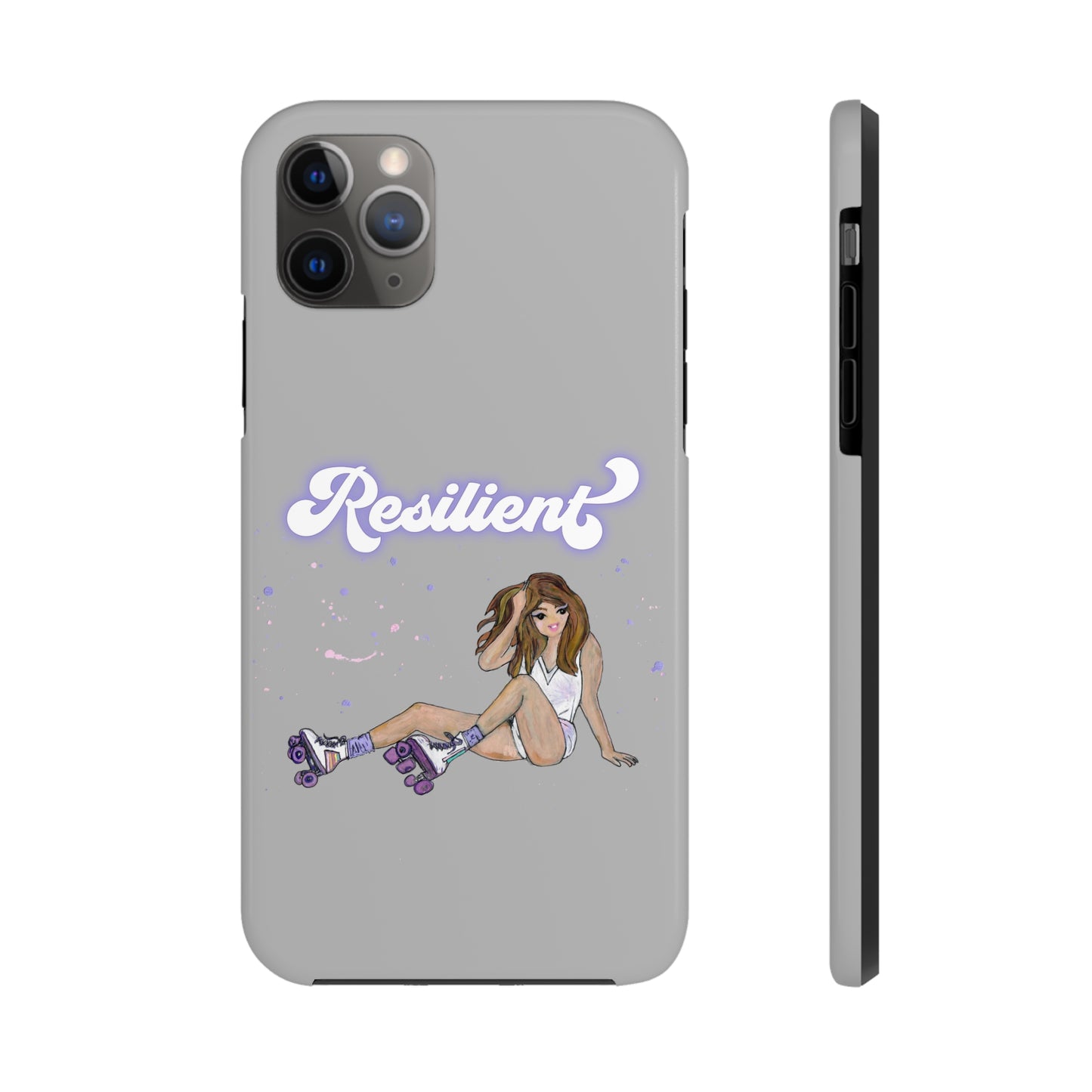 Resilient - Silvery Tough Phone Case