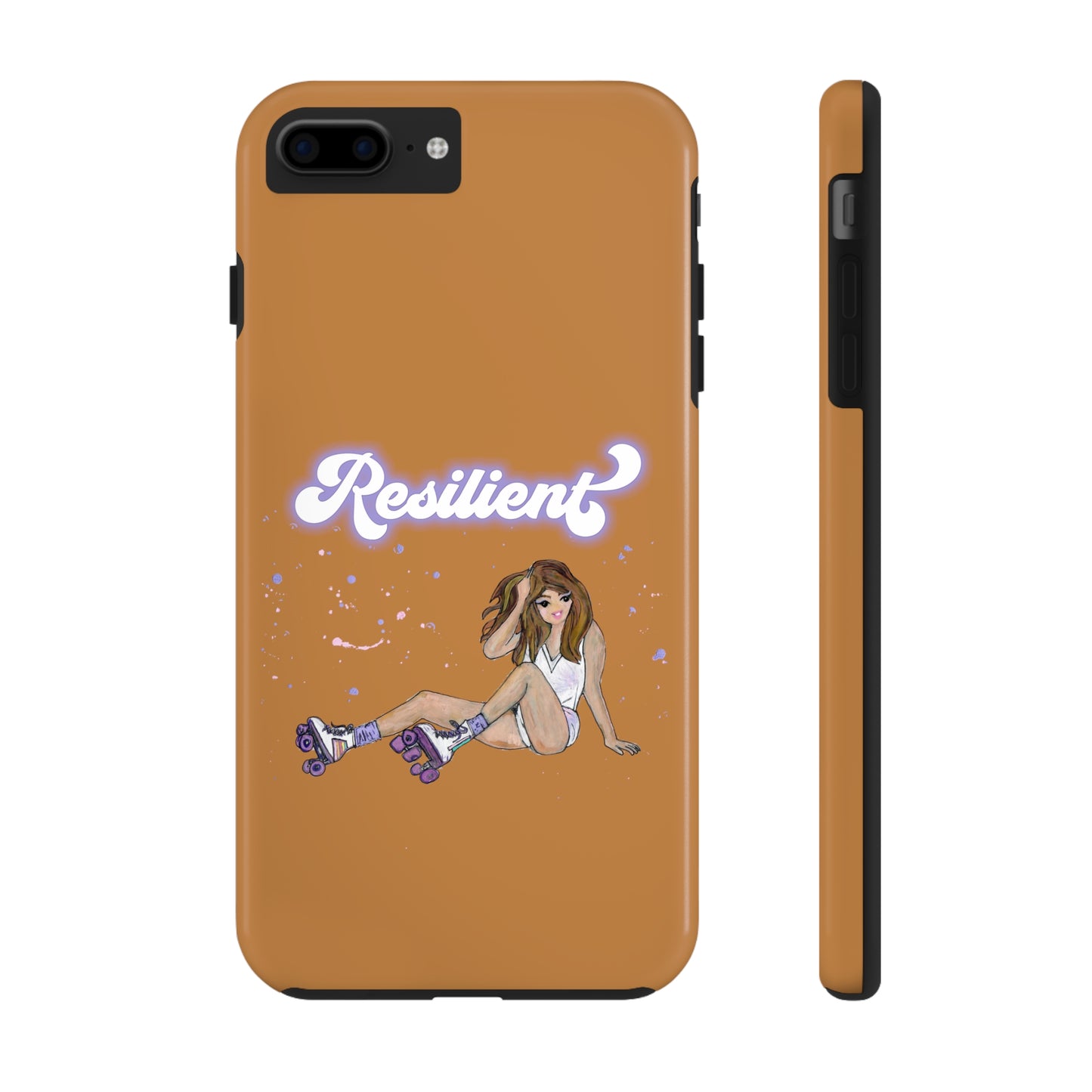 Resilient - Vintage Golden Brown Tough Phone Case