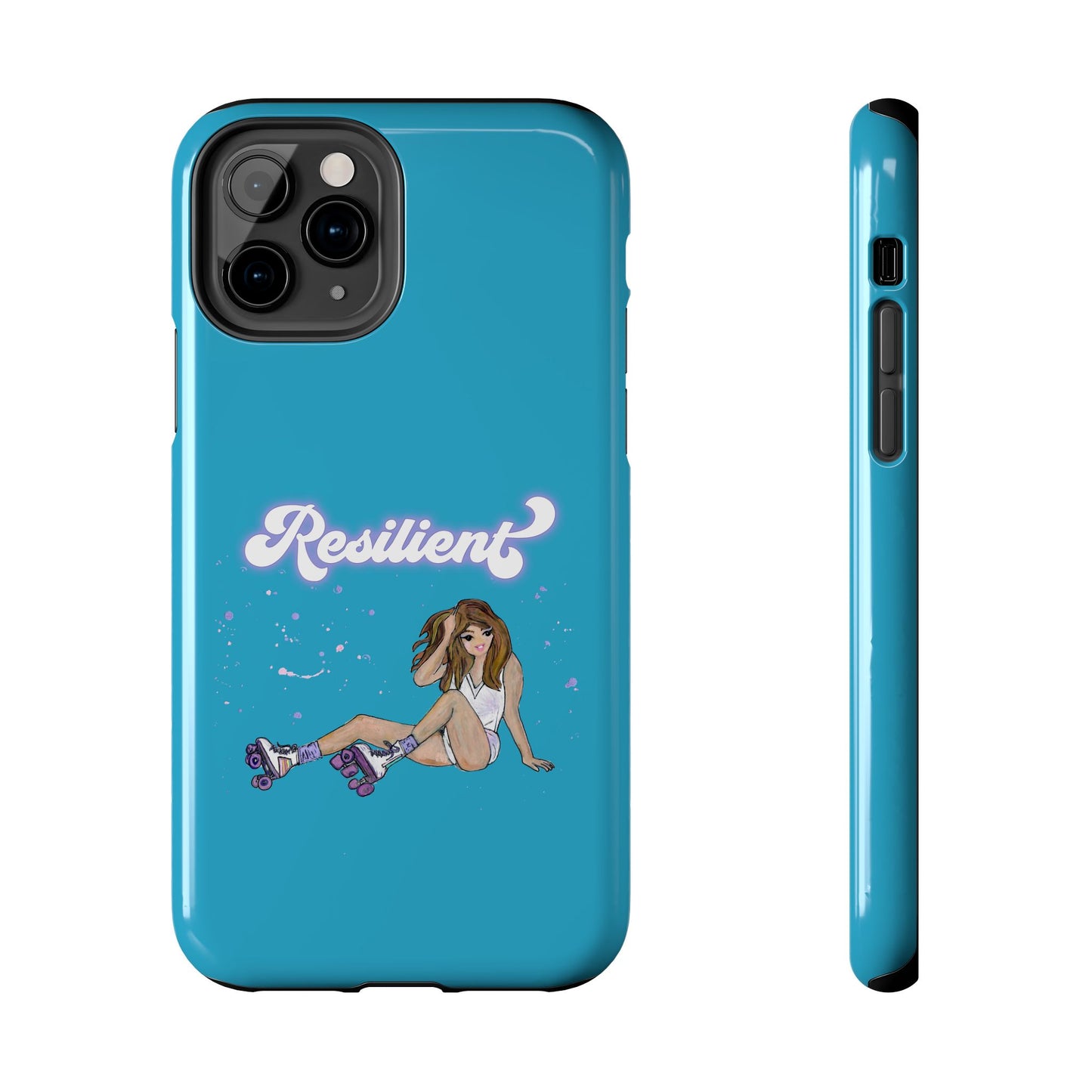 Resilient - Turquoise Tough Phone Case