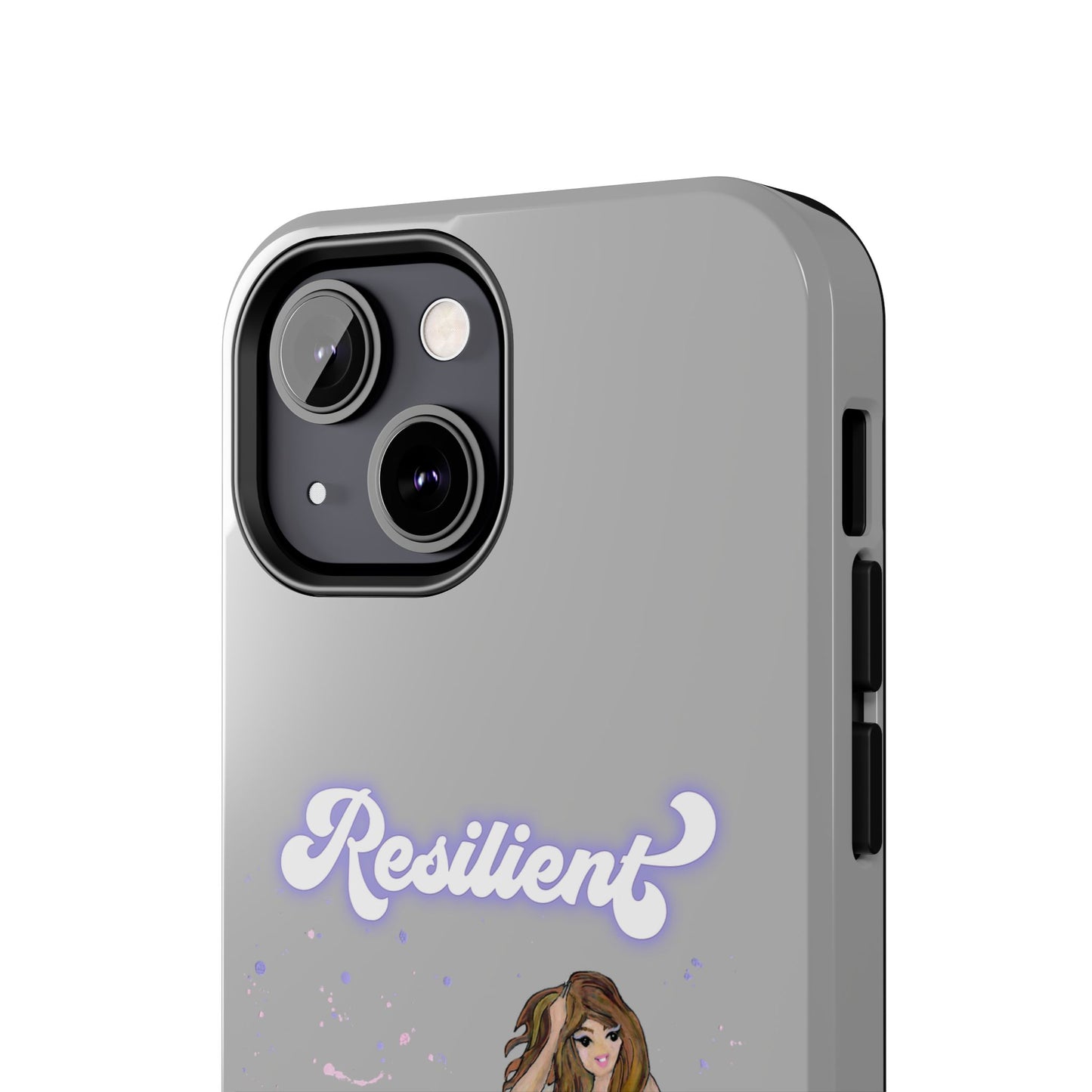 Resilient - Silvery Tough Phone Case