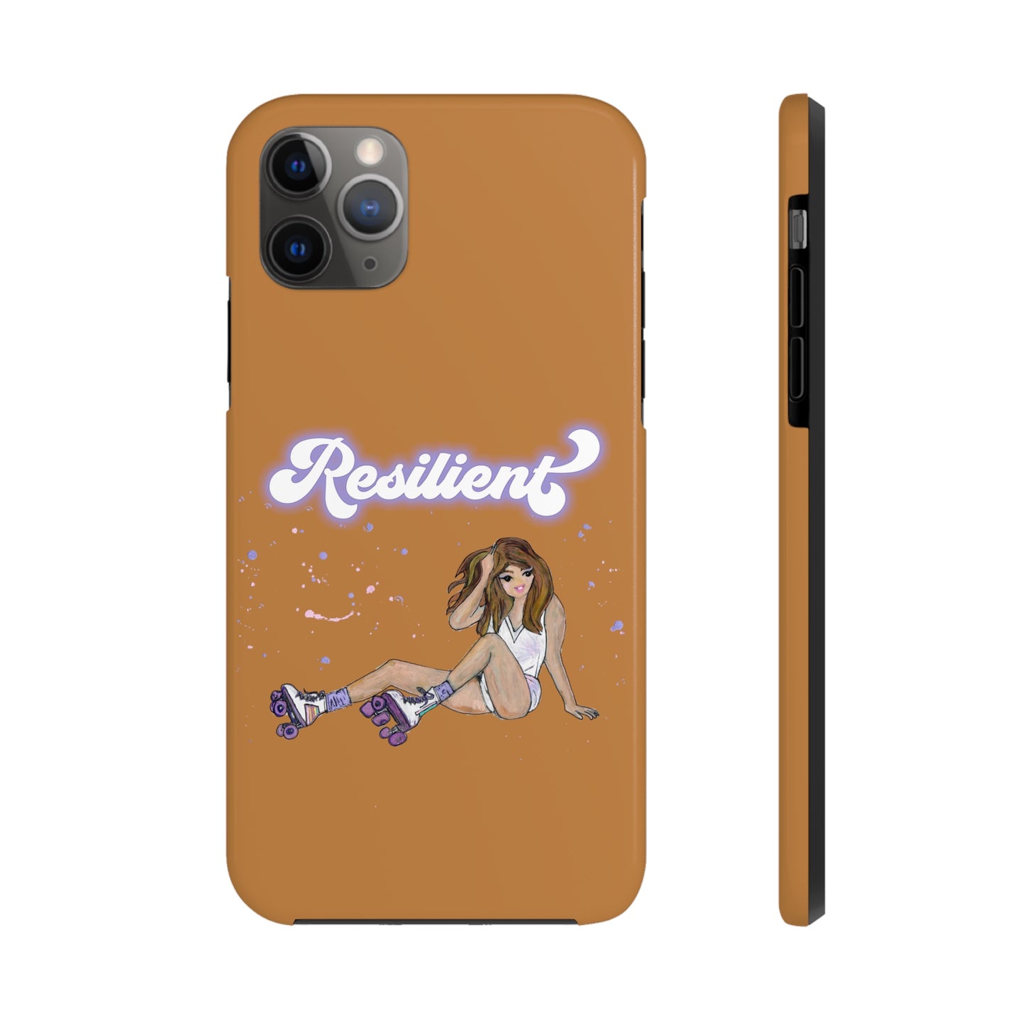 Resilient - Vintage Golden Brown Tough Phone Case