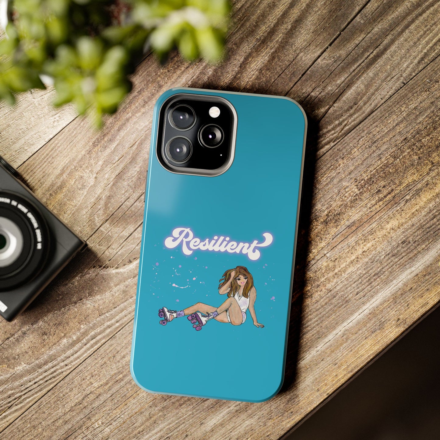 Resilient - Turquoise Tough Phone Case
