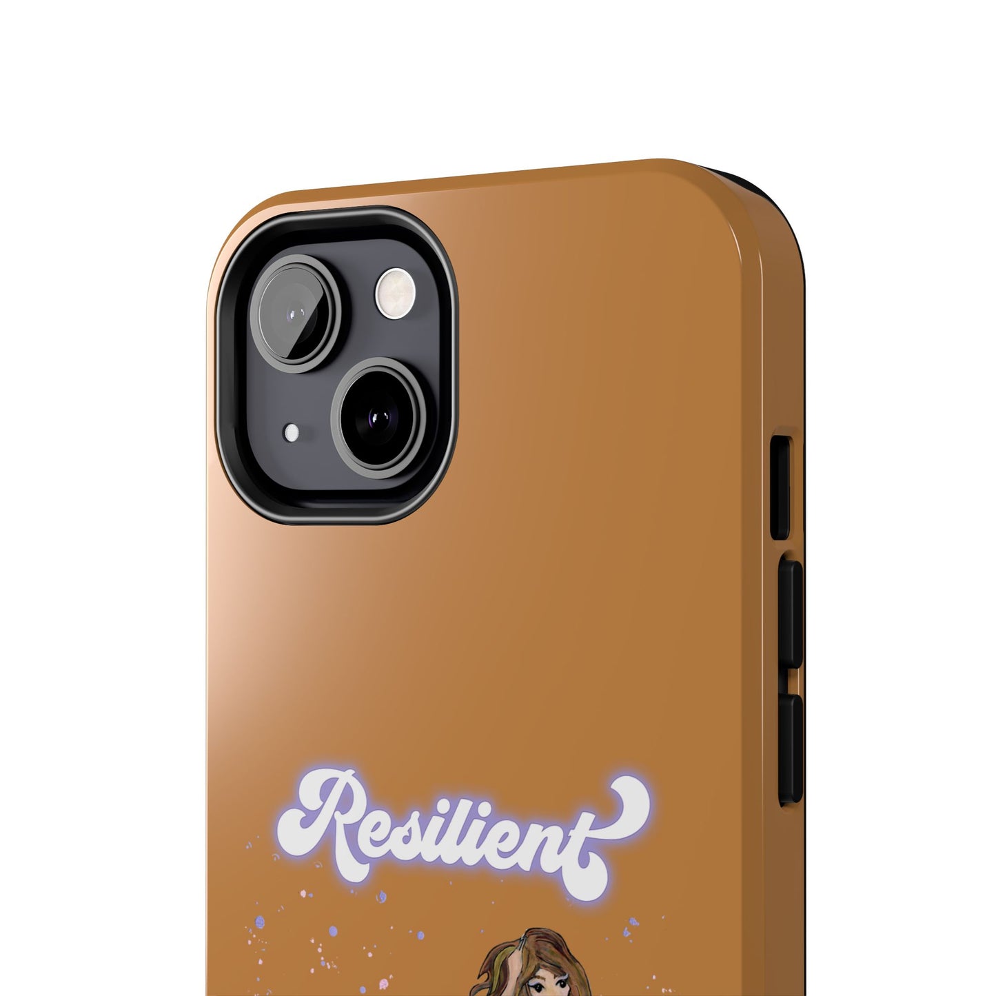 Resilient - Vintage Golden Brown Tough Phone Case