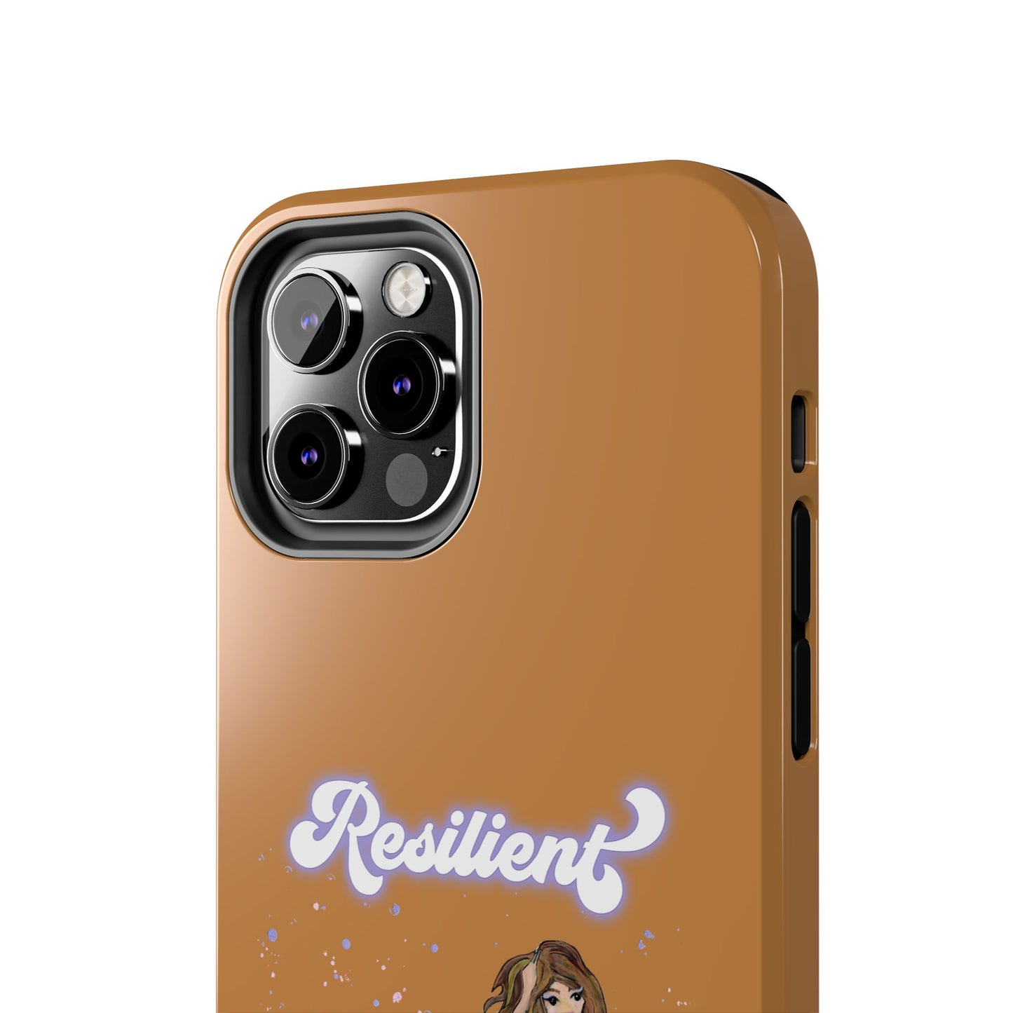 Resilient - Vintage Golden Brown Tough Phone Case