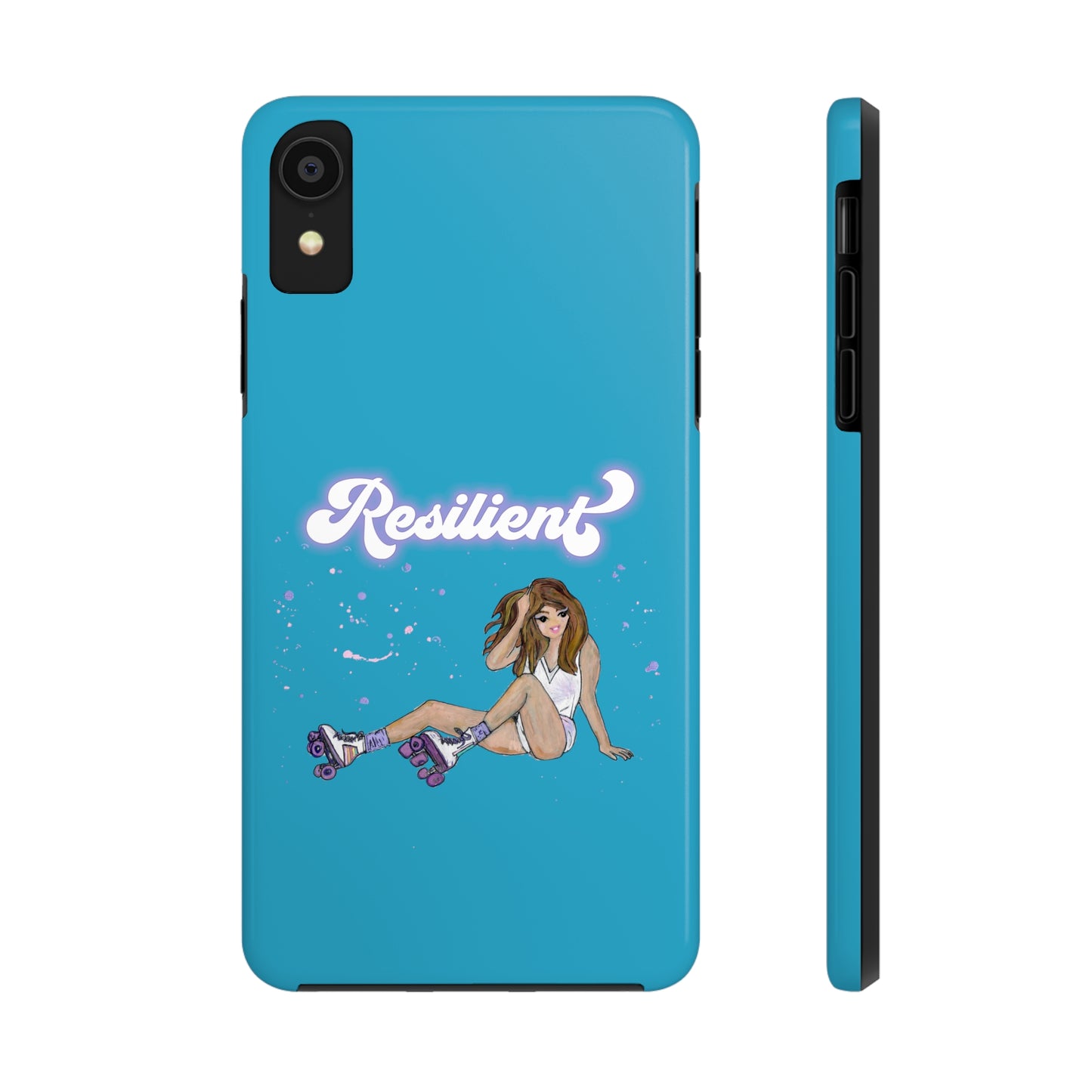 Resilient - Turquoise Tough Phone Case