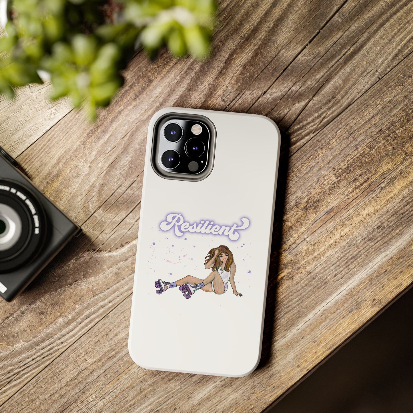 Resilient - White Tough Phone Case