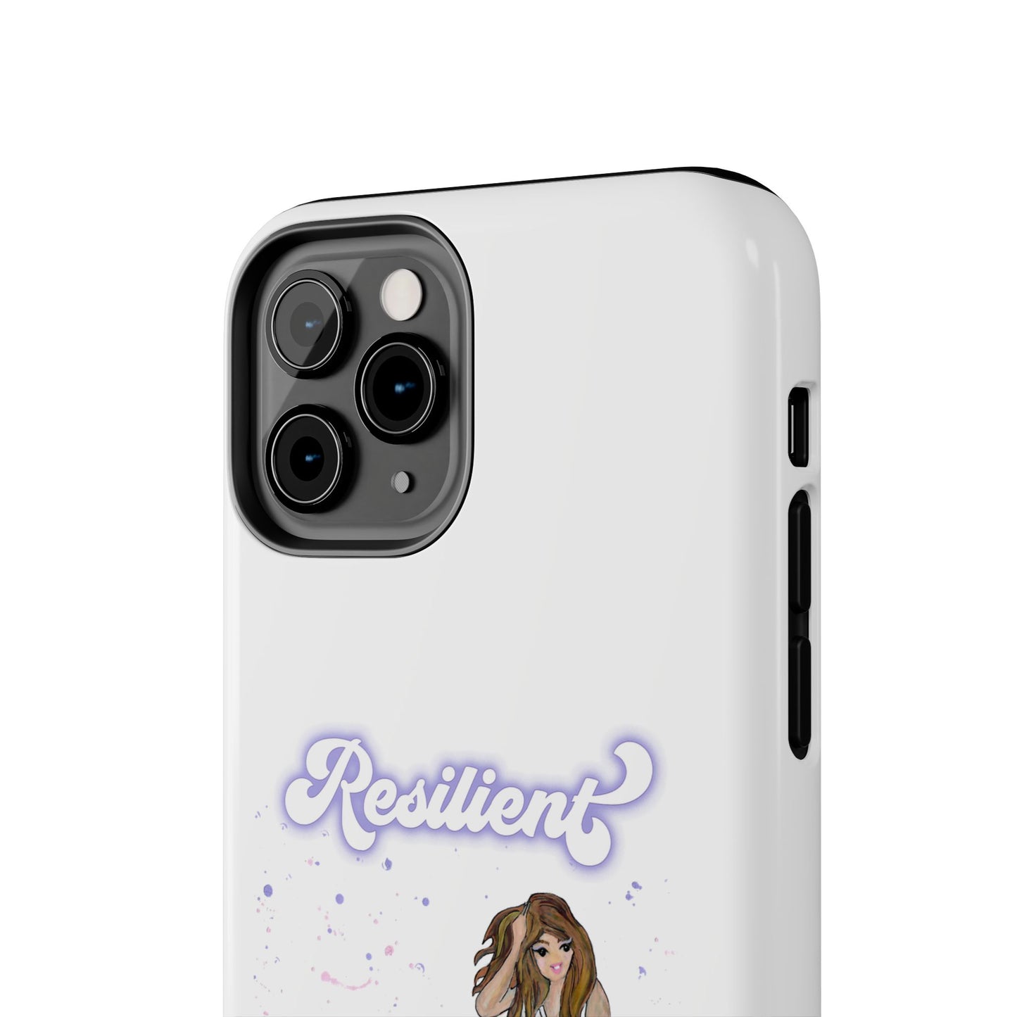 Resilient - White Tough Phone Case