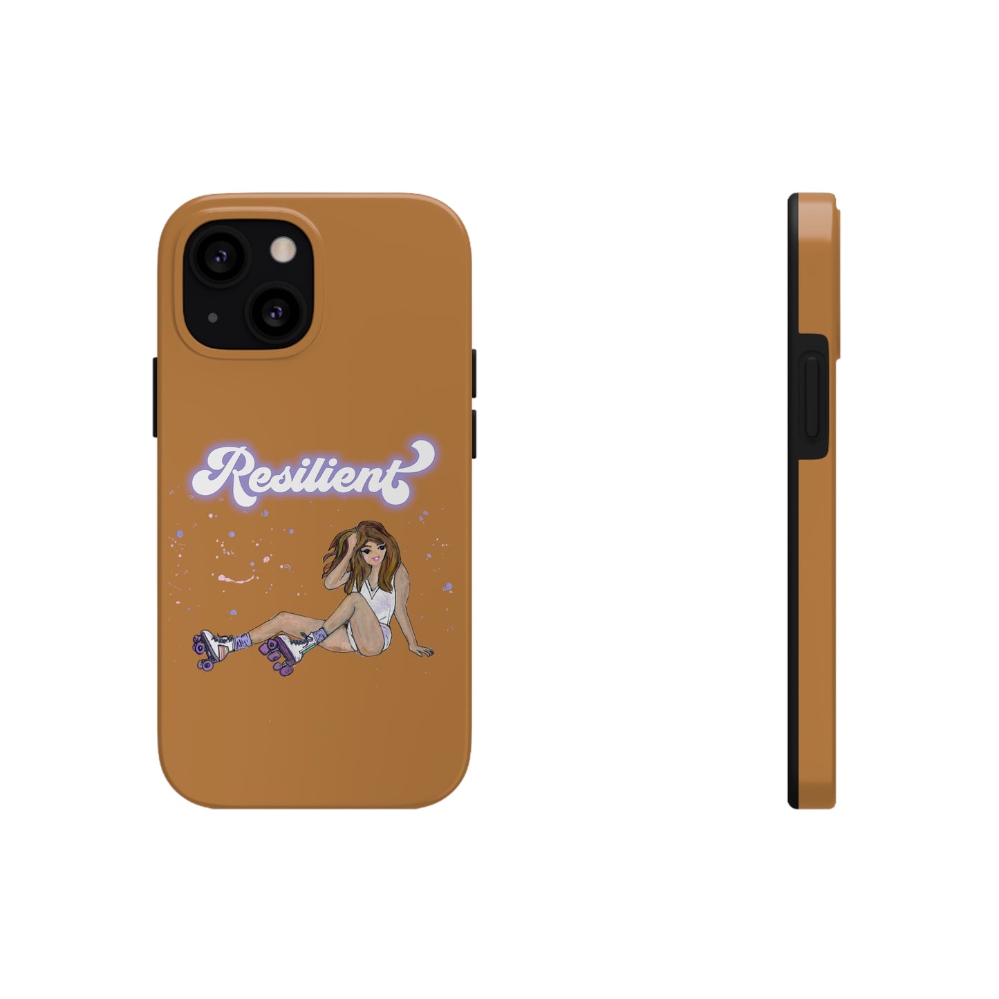 Resilient - Vintage Golden Brown Tough Phone Case