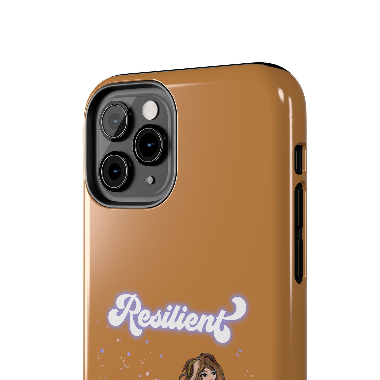 Resilient - Vintage Golden Brown Tough Phone Case