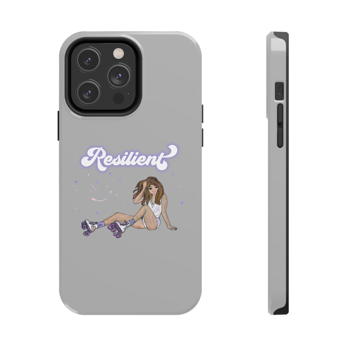 Resilient - Silvery Tough Phone Case