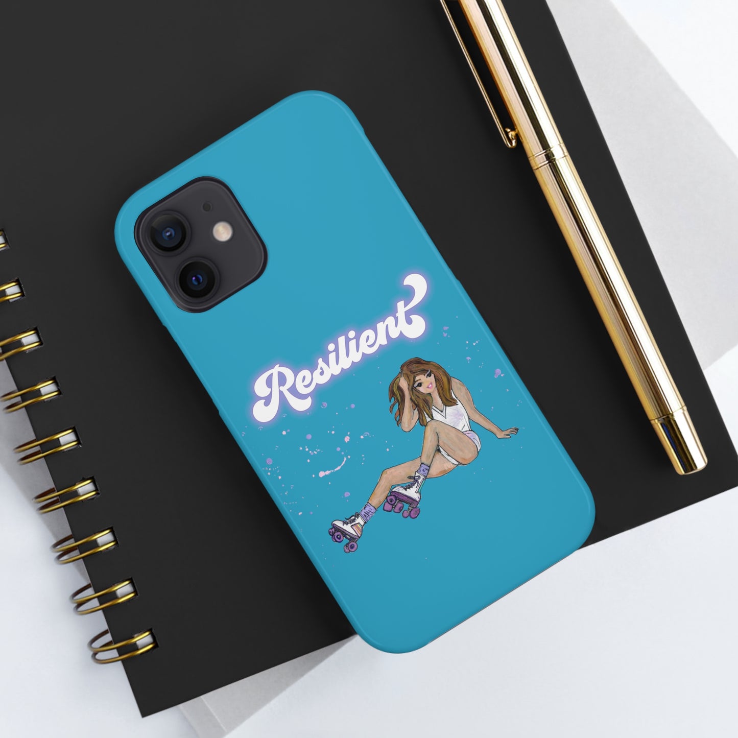 Resilient - Turquoise Tough Phone Case