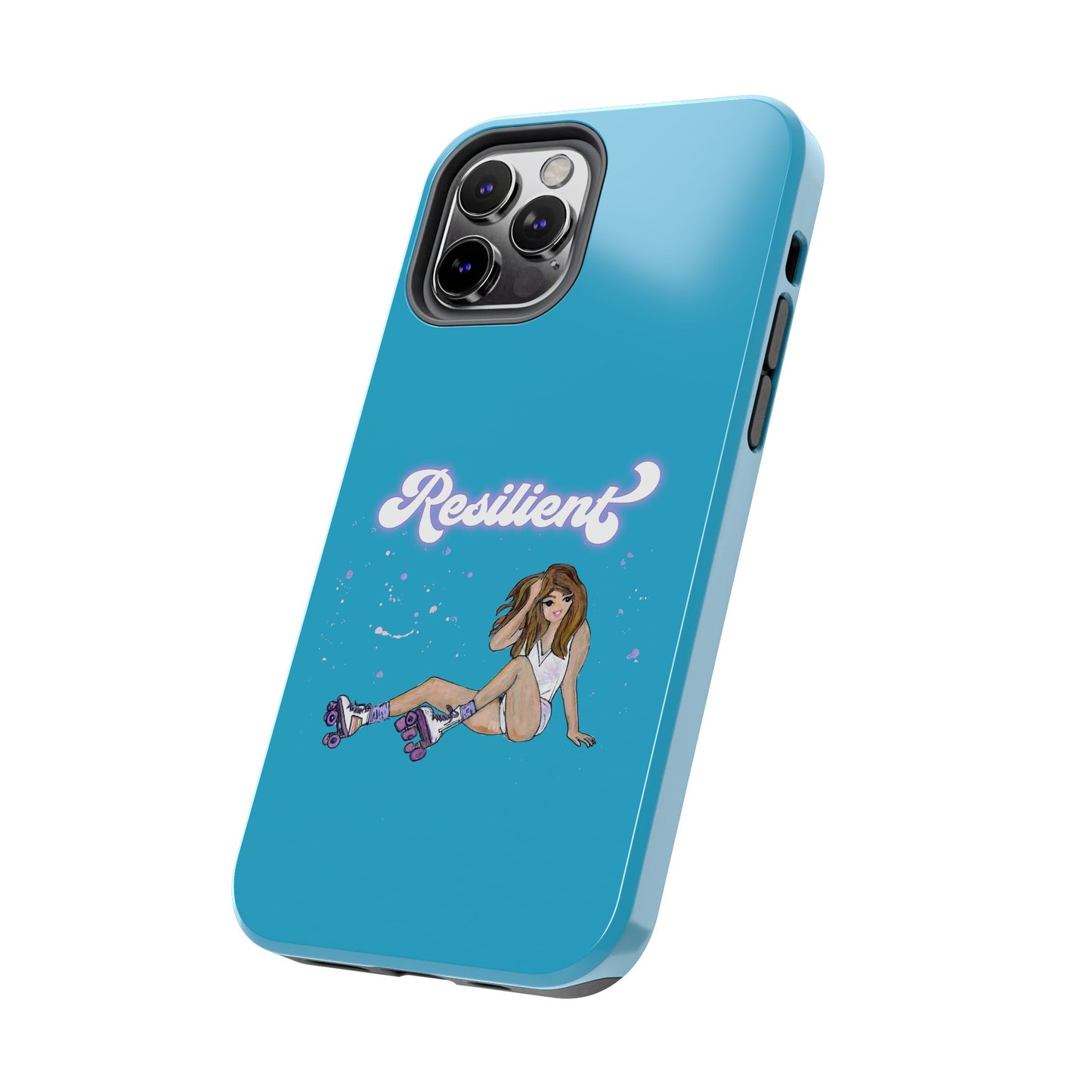 Resilient - Turquoise Tough Phone Case