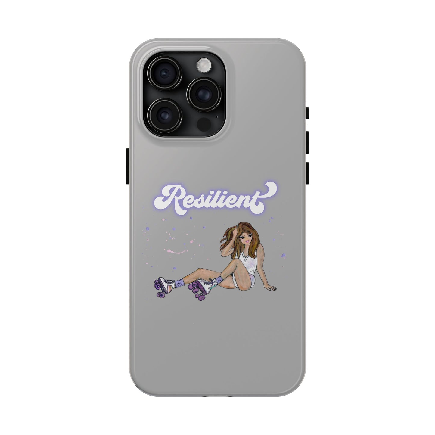 Resilient - Silvery Tough Phone Case