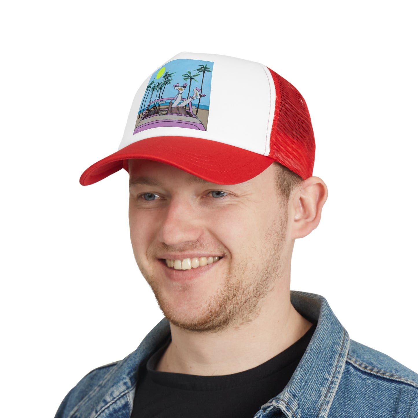 Beach Day Mesh Cap
